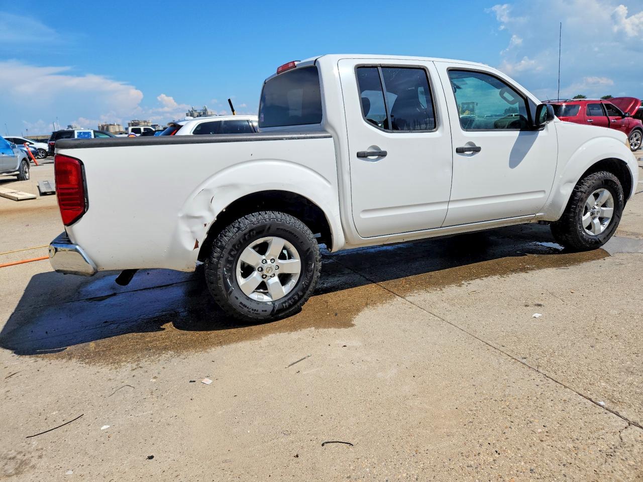2012 Nissan Frontier S White vin: 1N6AD0ER0CC466916
