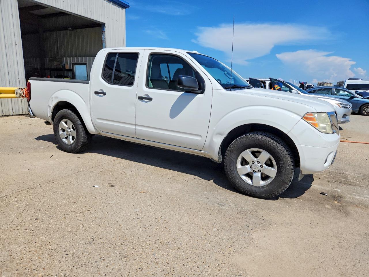 2012 Nissan Frontier S White vin: 1N6AD0ER0CC466916