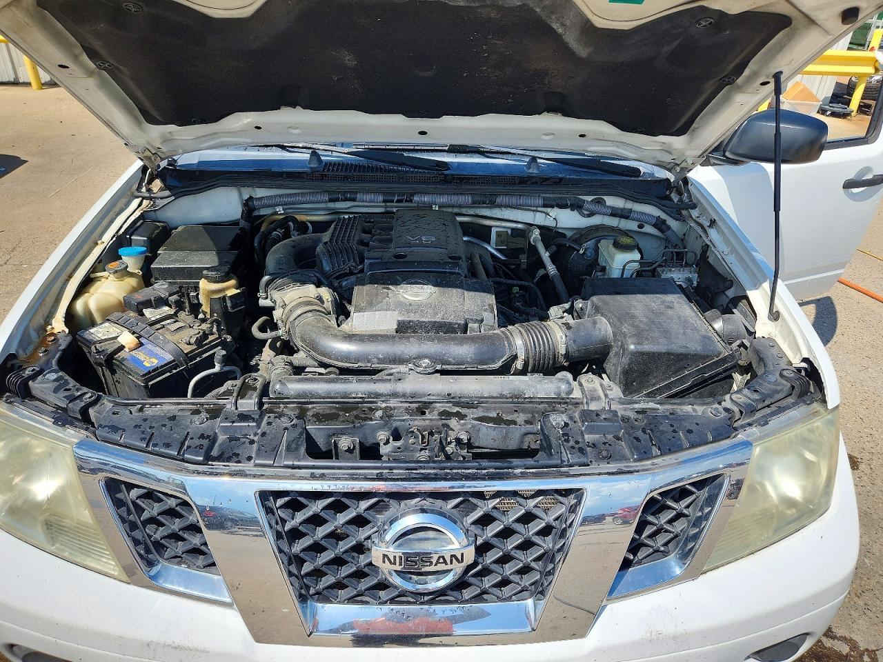2012 Nissan Frontier S White vin: 1N6AD0ER0CC466916
