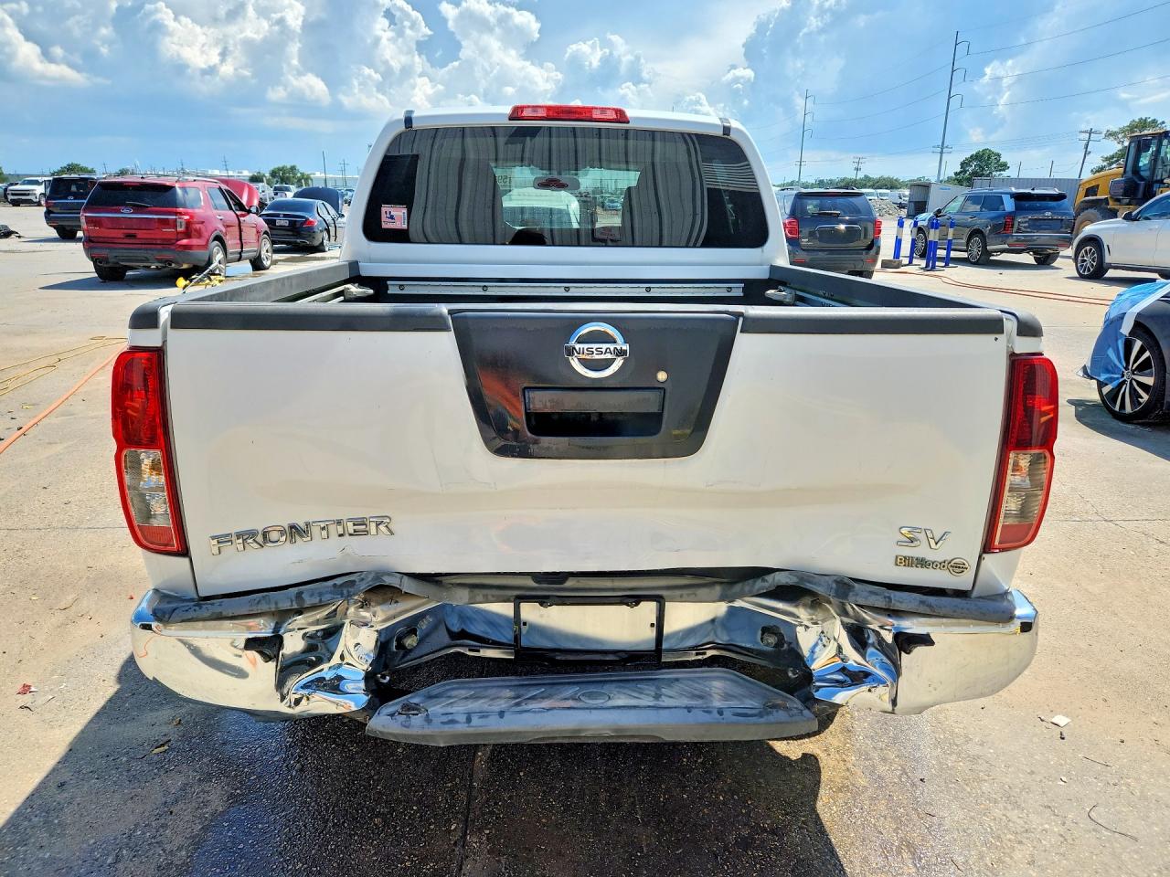 2012 Nissan Frontier S White vin: 1N6AD0ER0CC466916