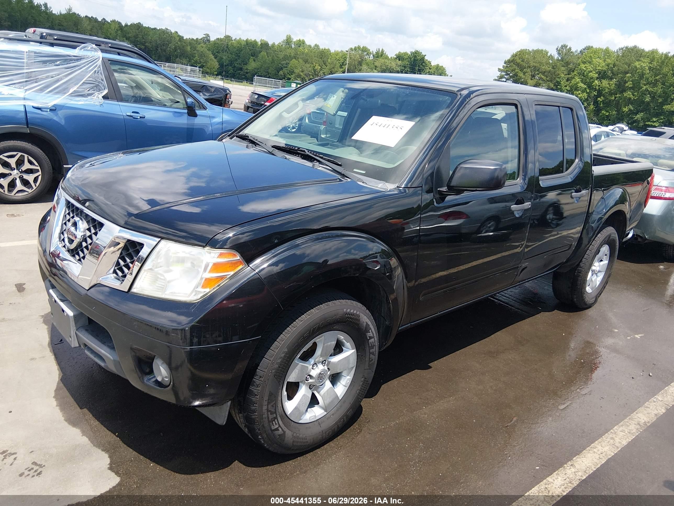 2012 Nissan Frontier Sv Black vin: 1N6AD0ER0CC481982