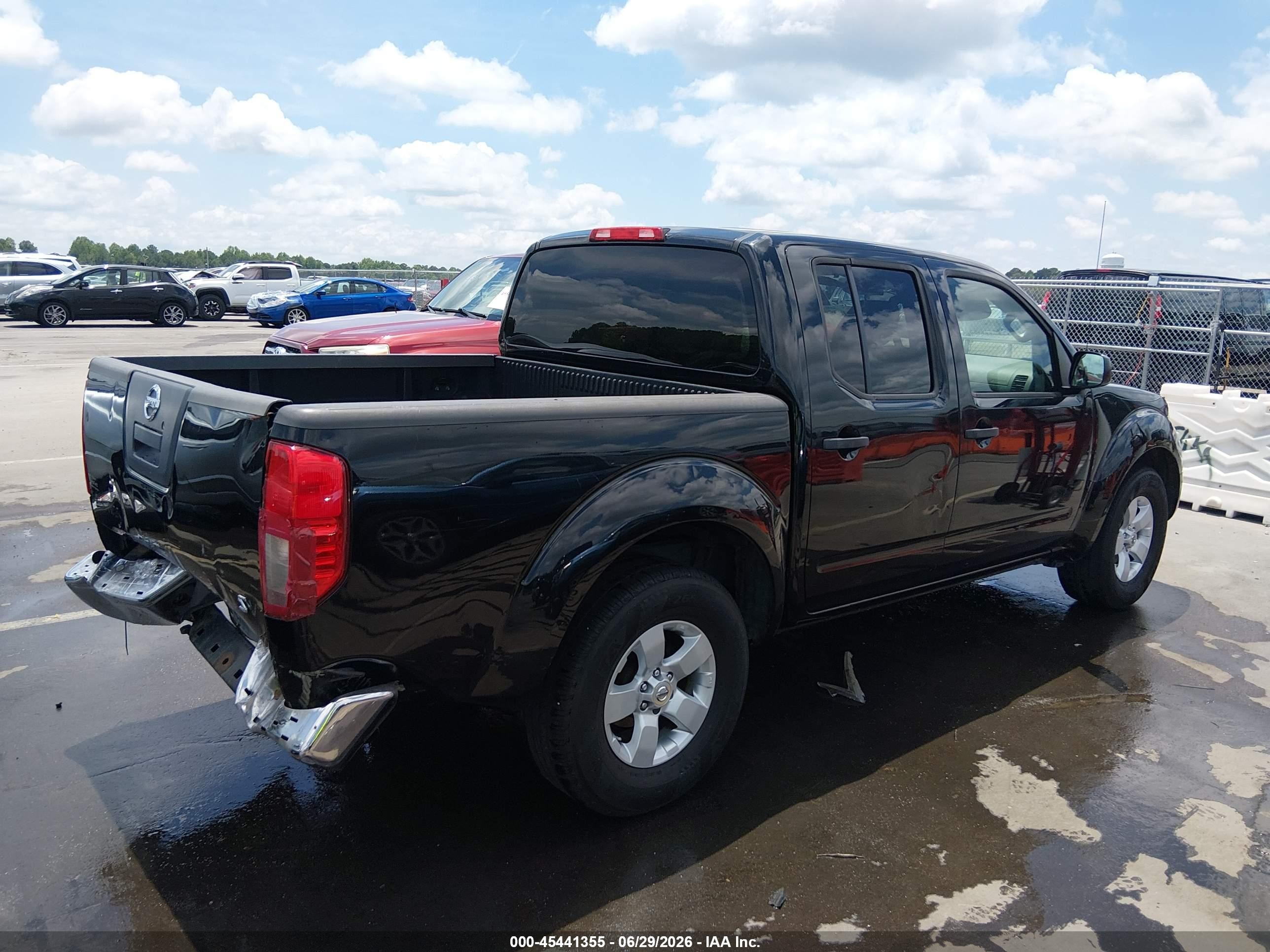 2012 Nissan Frontier Sv Black vin: 1N6AD0ER0CC481982