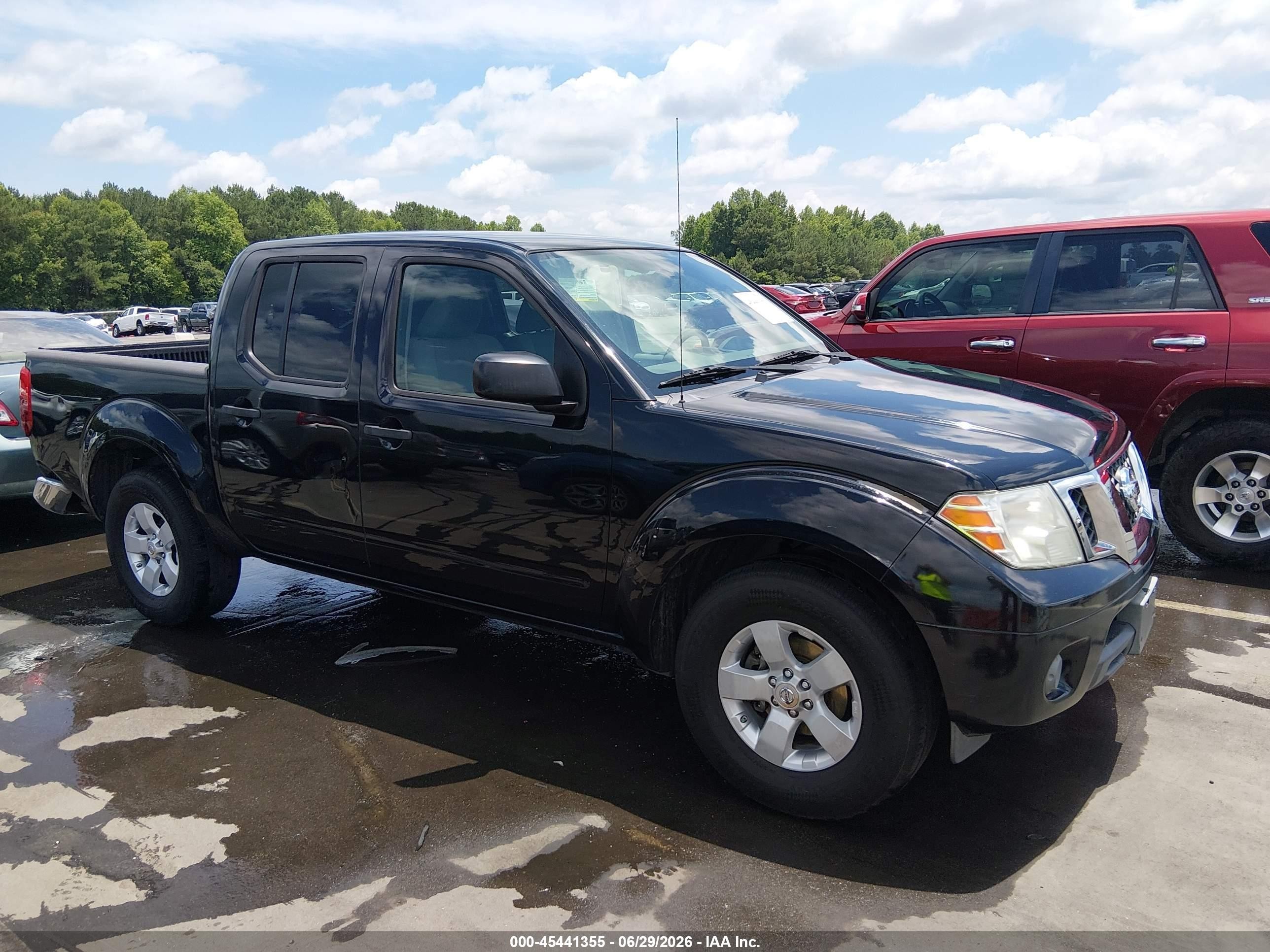 2012 Nissan Frontier Sv Black vin: 1N6AD0ER0CC481982