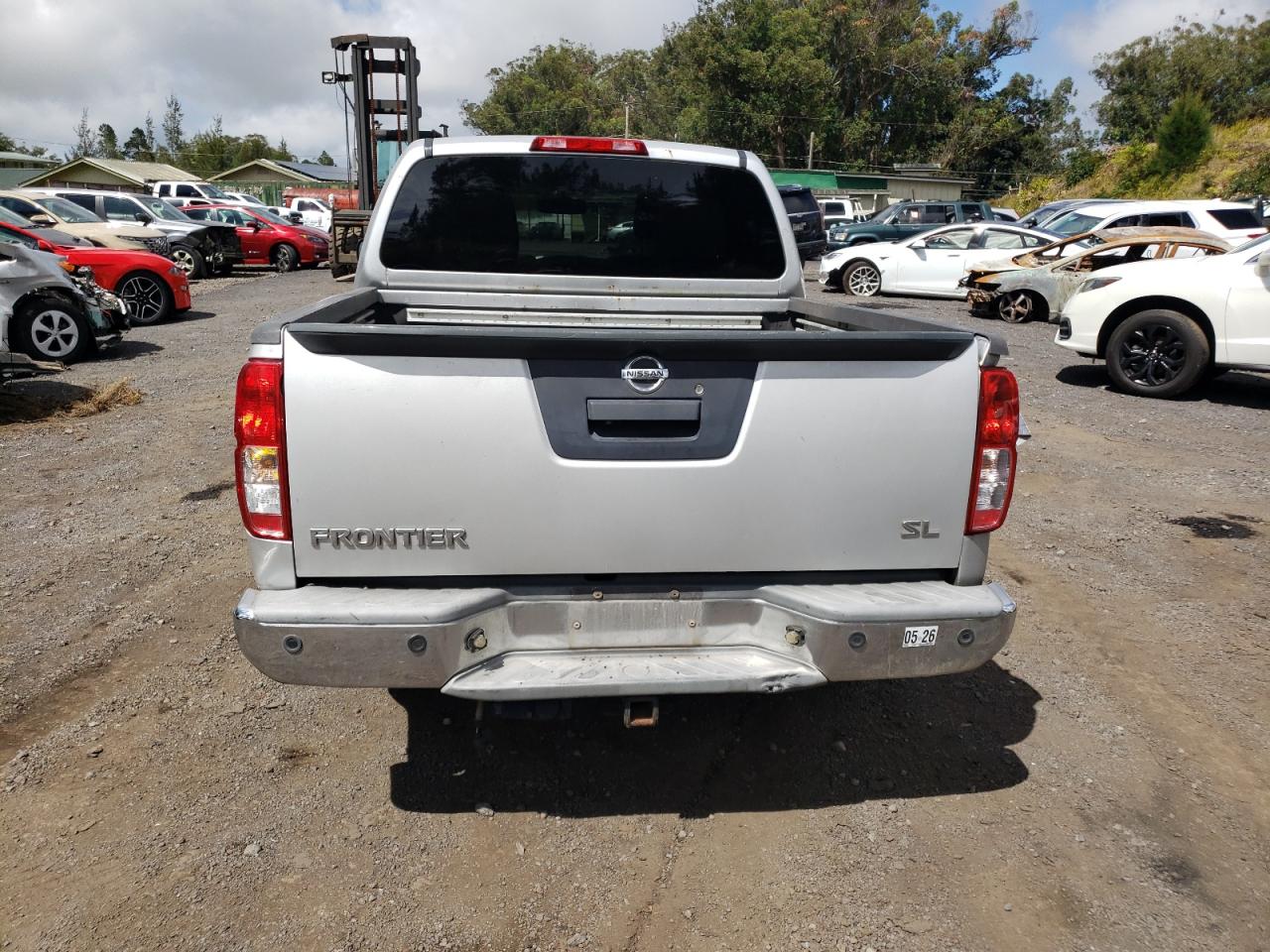 2013 Nissan Frontier S Silver vin: 1N6AD0ER0DN714314
