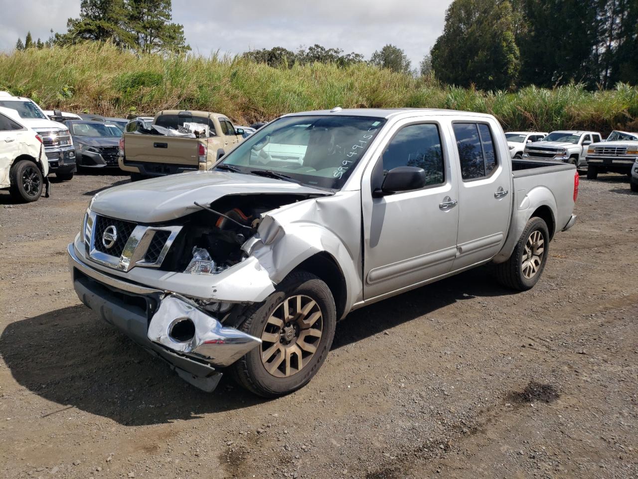 2013 Nissan Frontier S Silver vin: 1N6AD0ER0DN714314