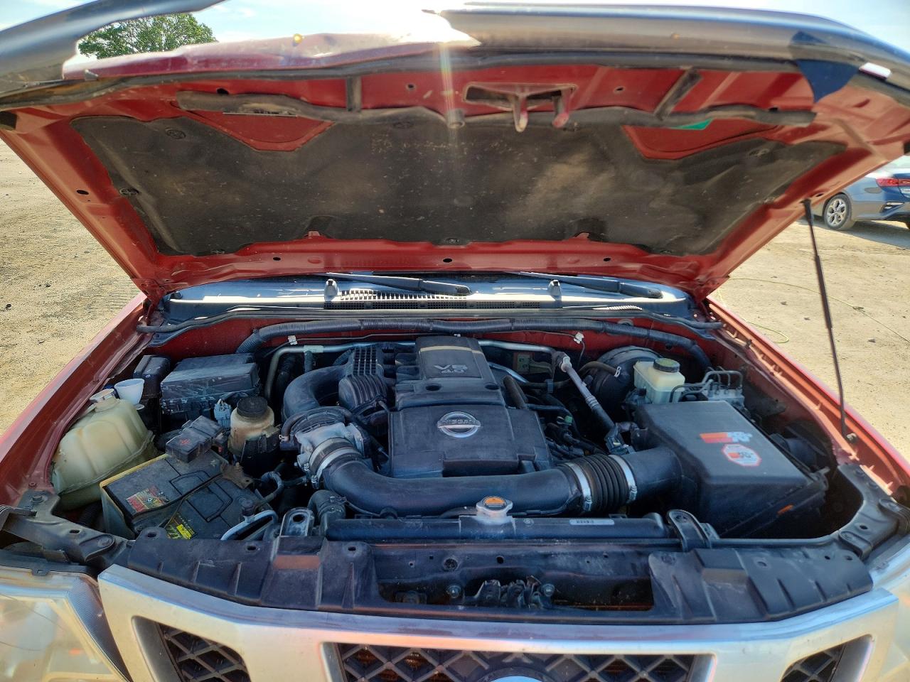 2013 Nissan Frontier S Red vin: 1N6AD0ER0DN736152