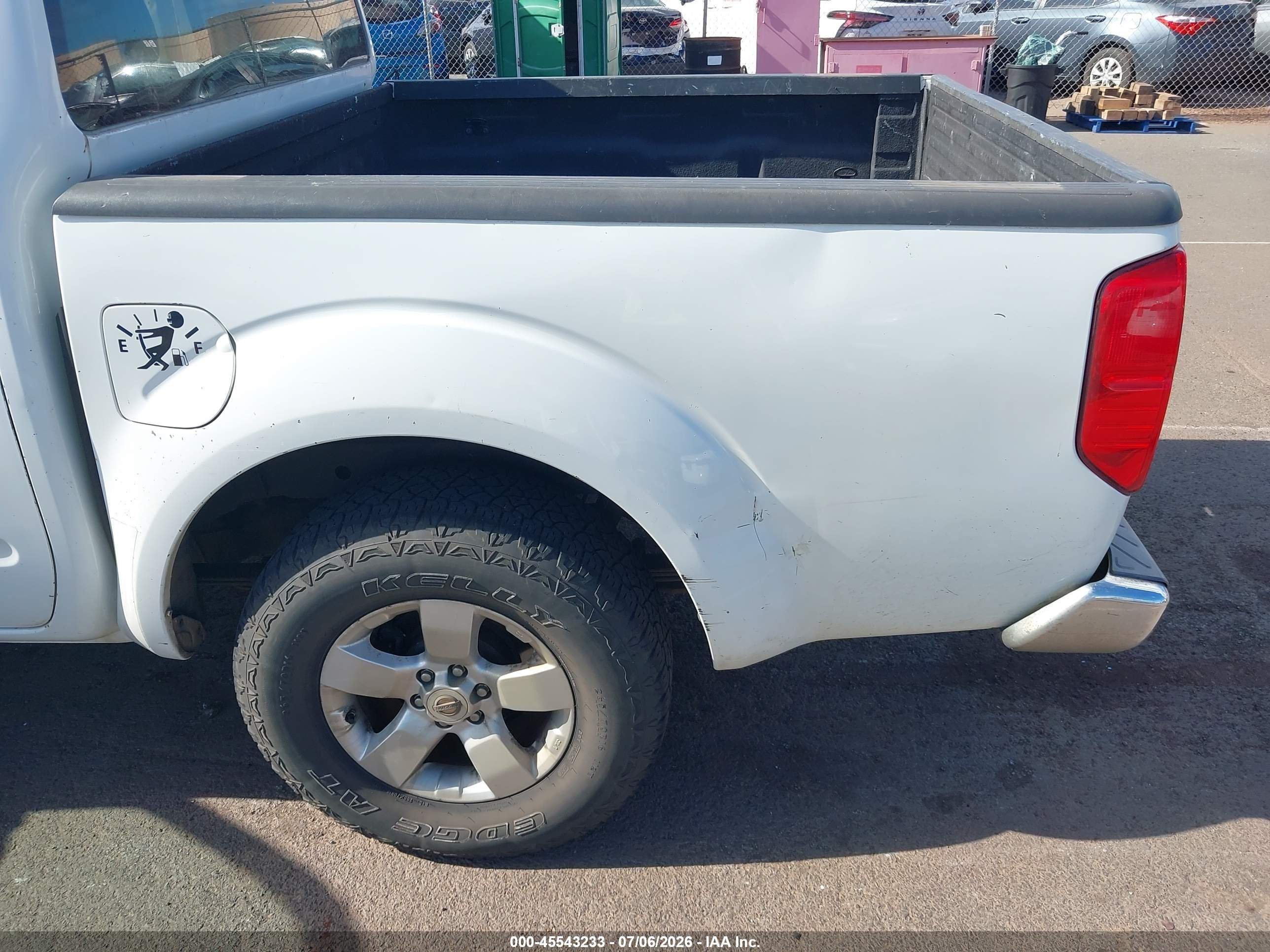 2013 Nissan Frontier Sv White vin: 1N6AD0ER0DN736846