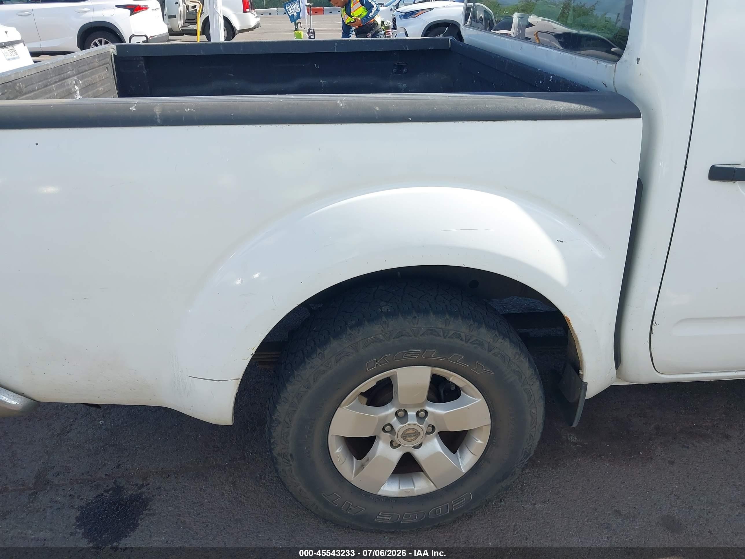 2013 Nissan Frontier Sv White vin: 1N6AD0ER0DN736846