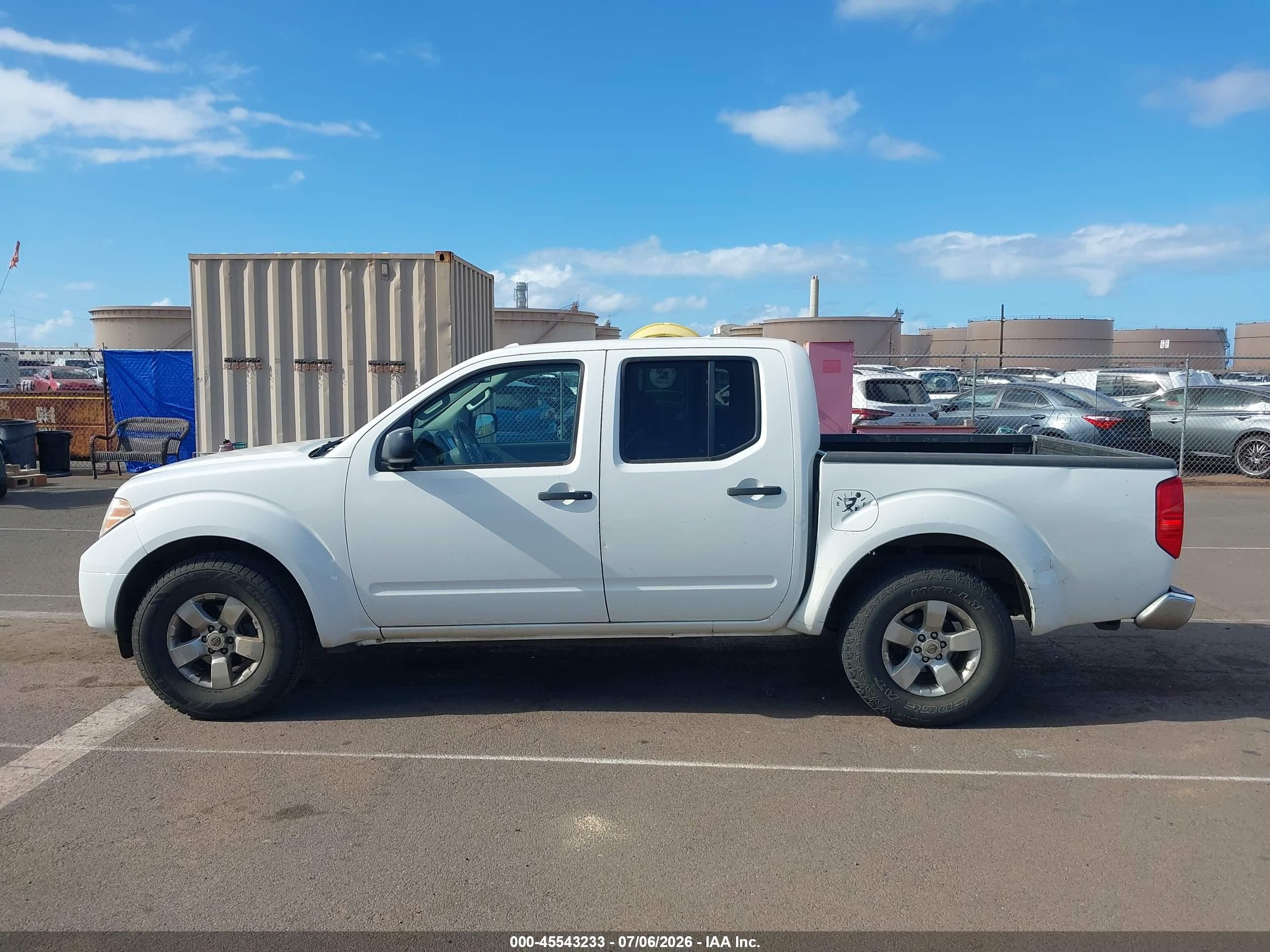 2013 Nissan Frontier Sv White vin: 1N6AD0ER0DN736846