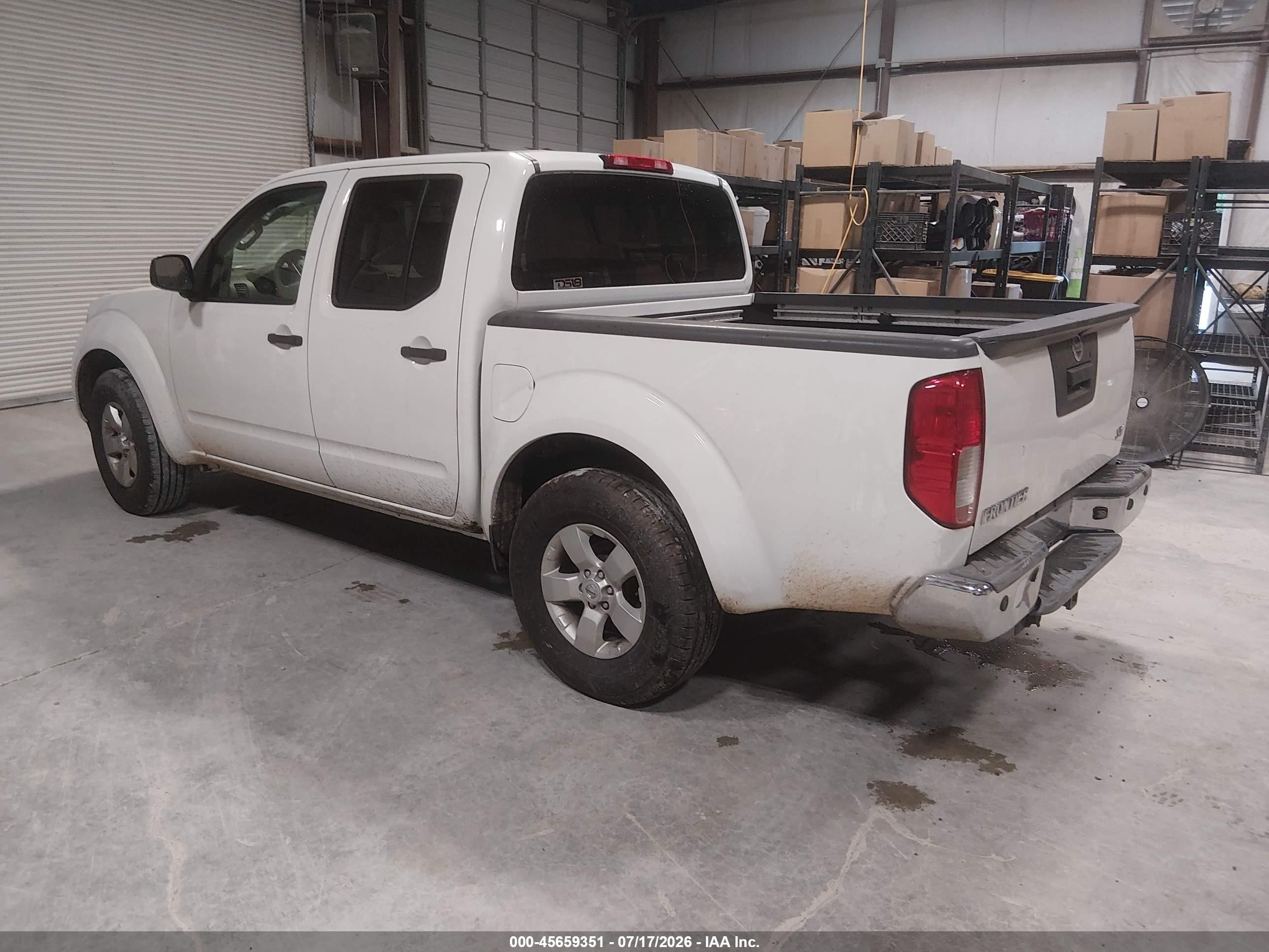2013 Nissan Frontier Sv White vin: 1N6AD0ER0DN741125