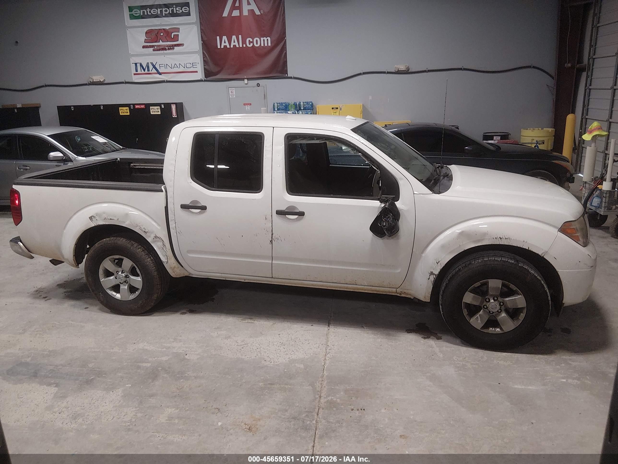 2013 Nissan Frontier Sv White vin: 1N6AD0ER0DN741125