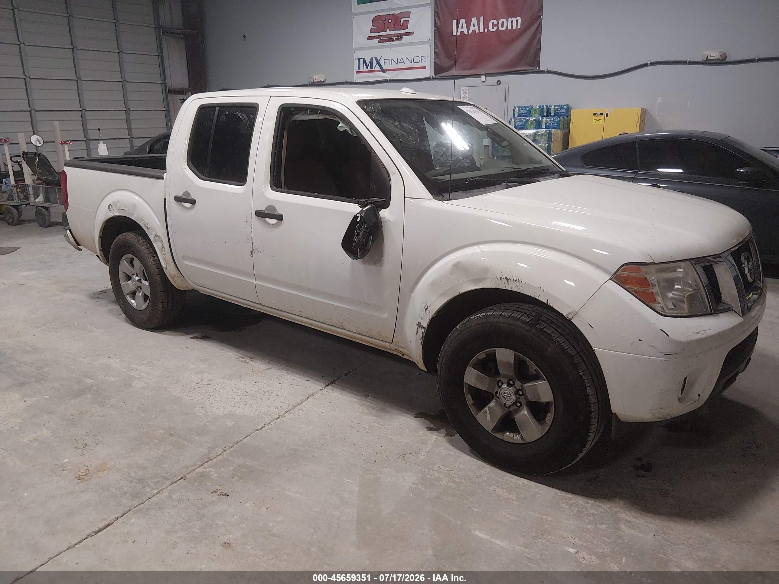 2013 Nissan Frontier Sv White vin: 1N6AD0ER0DN741125