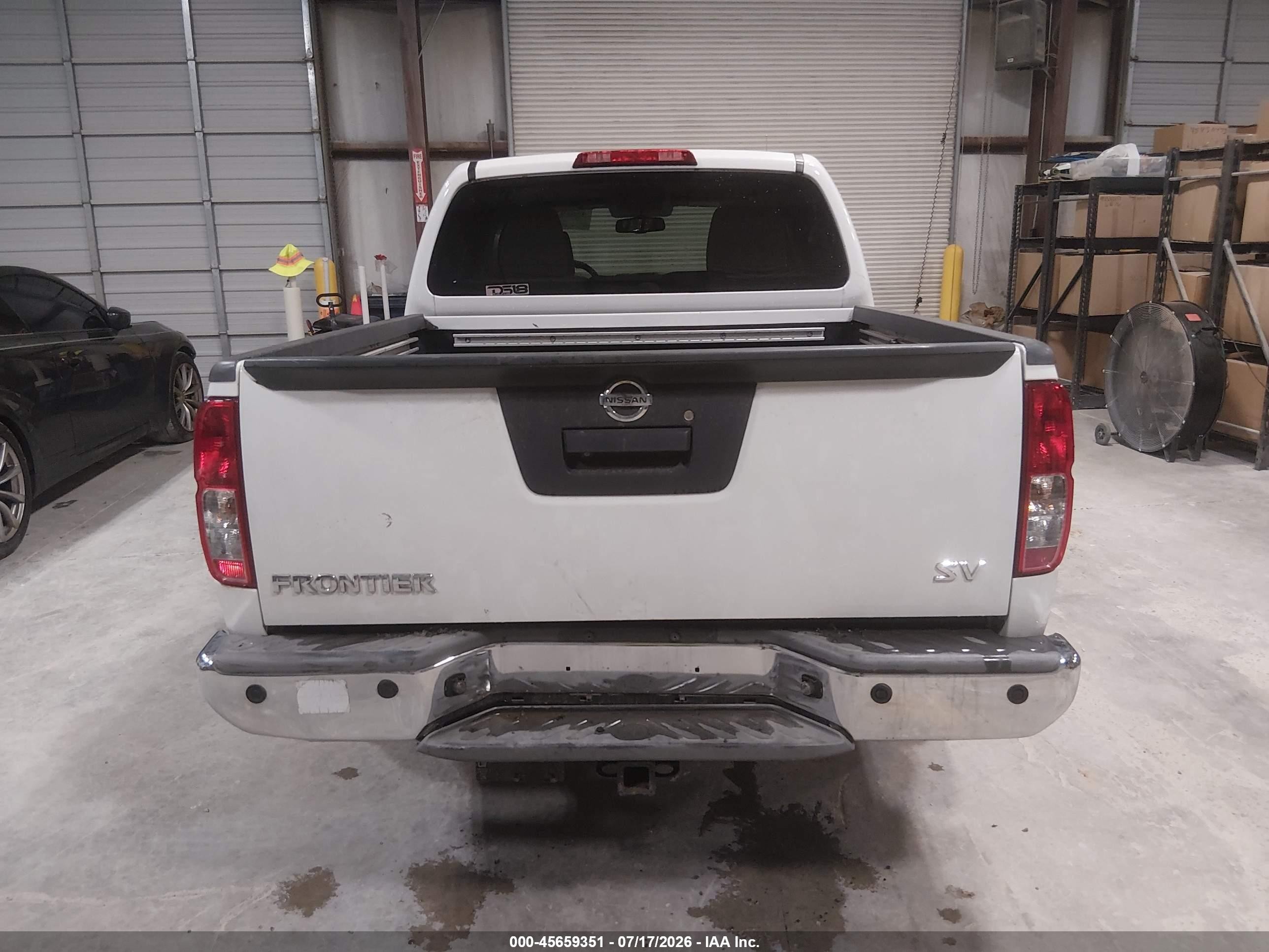 2013 Nissan Frontier Sv White vin: 1N6AD0ER0DN741125