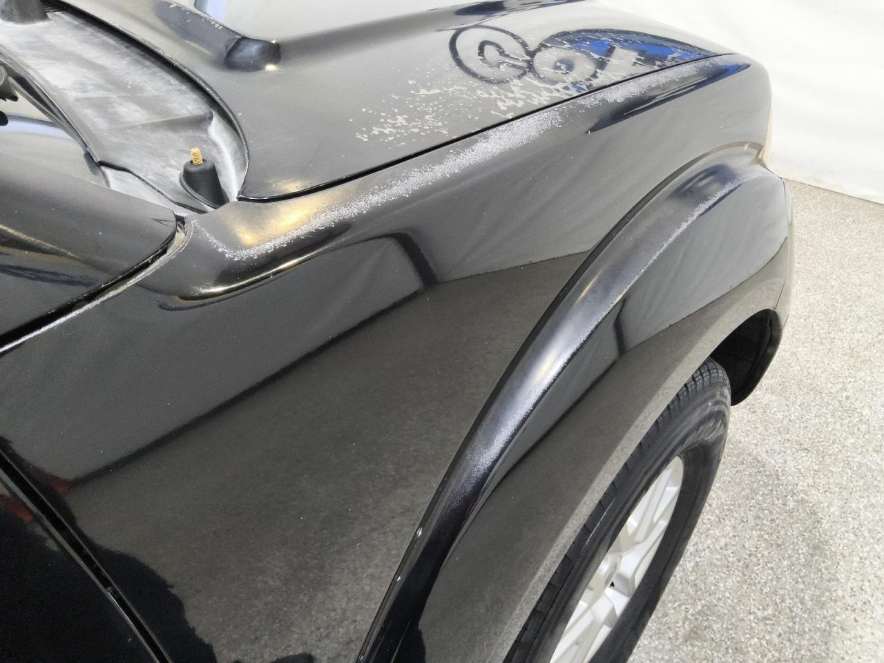 2014 Nissan Frontier S Black vin: 1N6AD0ER0EN723368 Damage: Right Front Fender, Peeling, > 12 Inches