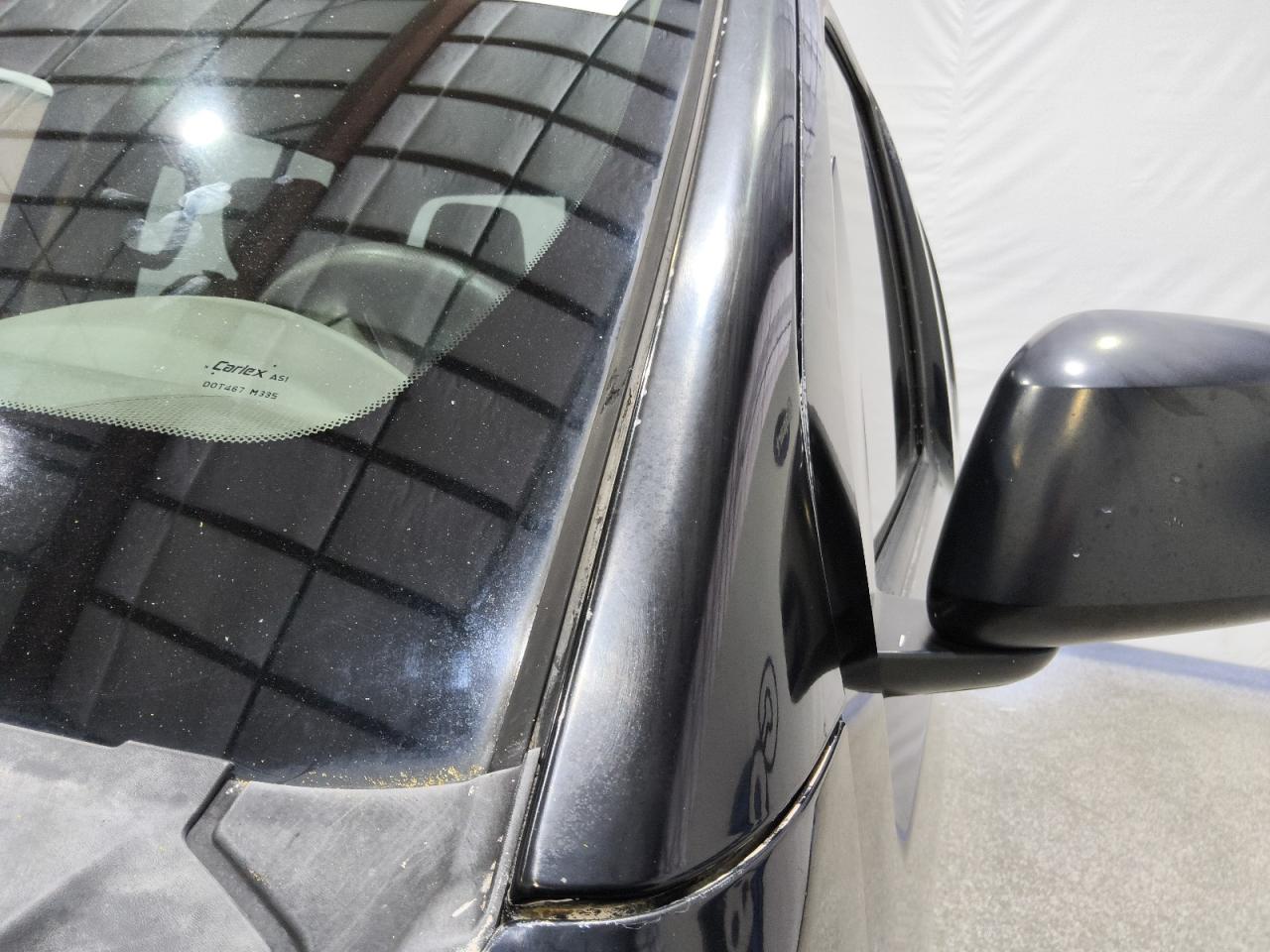 2014 Nissan Frontier S Black vin: 1N6AD0ER0EN723368 Damage: Left Drip Rail, Heavy Scratch, 1/2 To 1 Inch
