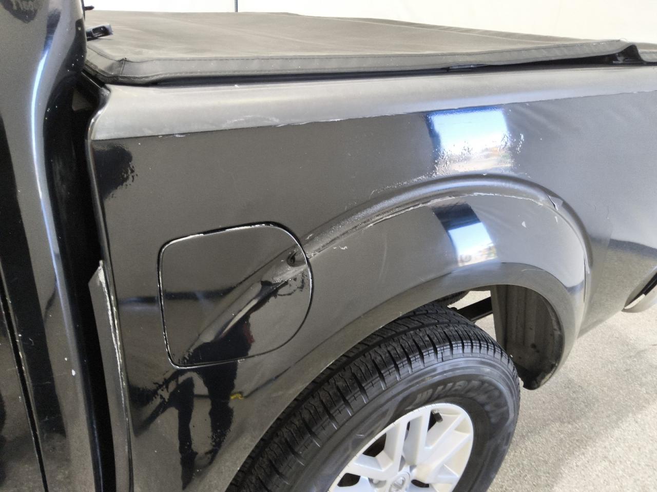 2014 Nissan Frontier S Black vin: 1N6AD0ER0EN723368 Damage: Left Bed Side, Previous Repair, Substandard Repair
