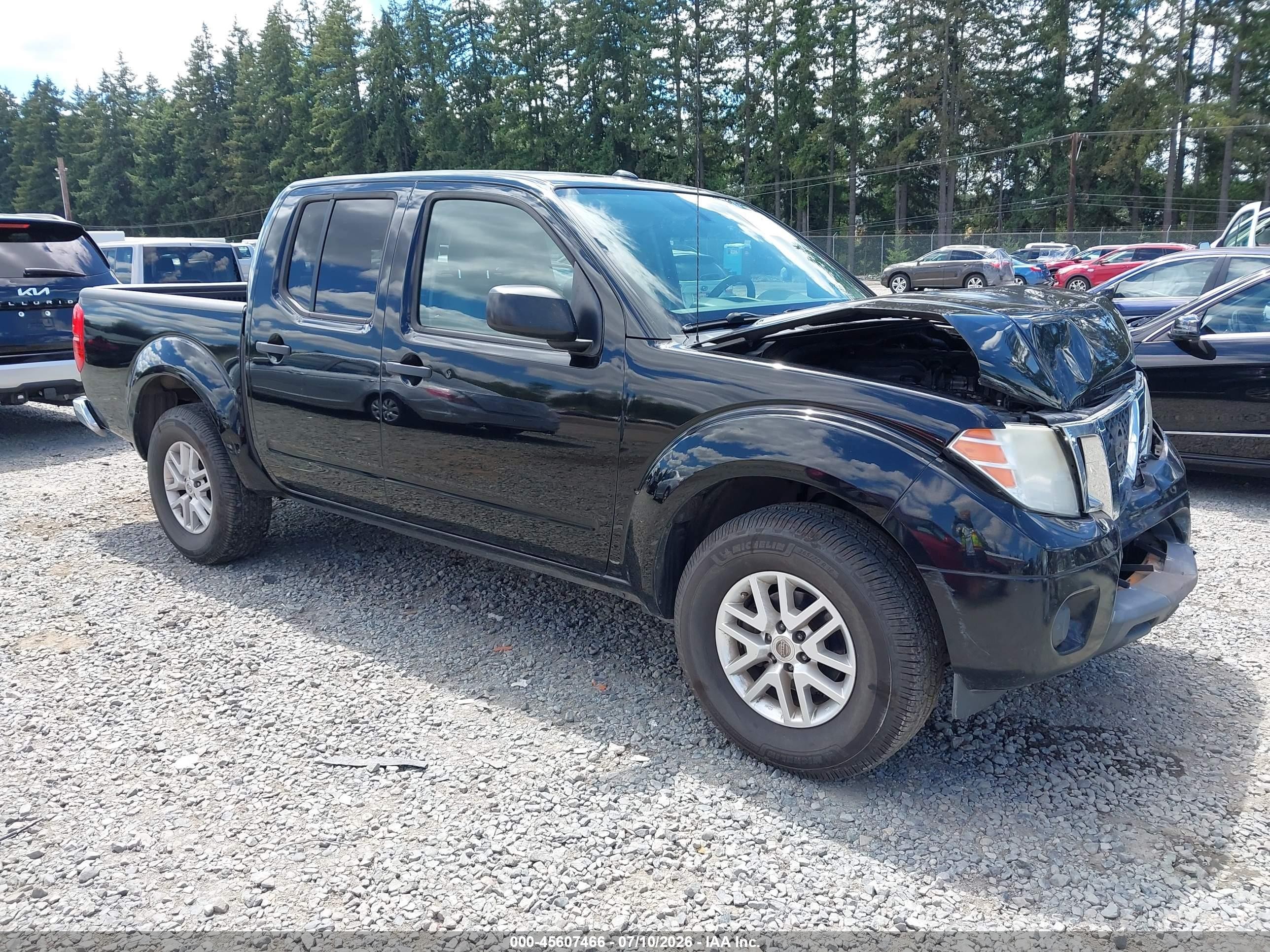 2014 Nissan Frontier Sv Black vin: 1N6AD0ER0EN734161