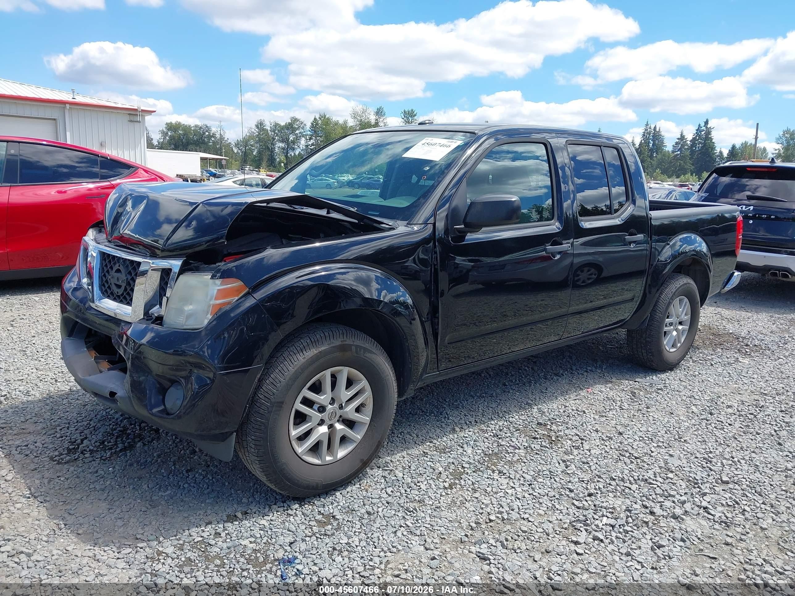 2014 Nissan Frontier Sv Black vin: 1N6AD0ER0EN734161