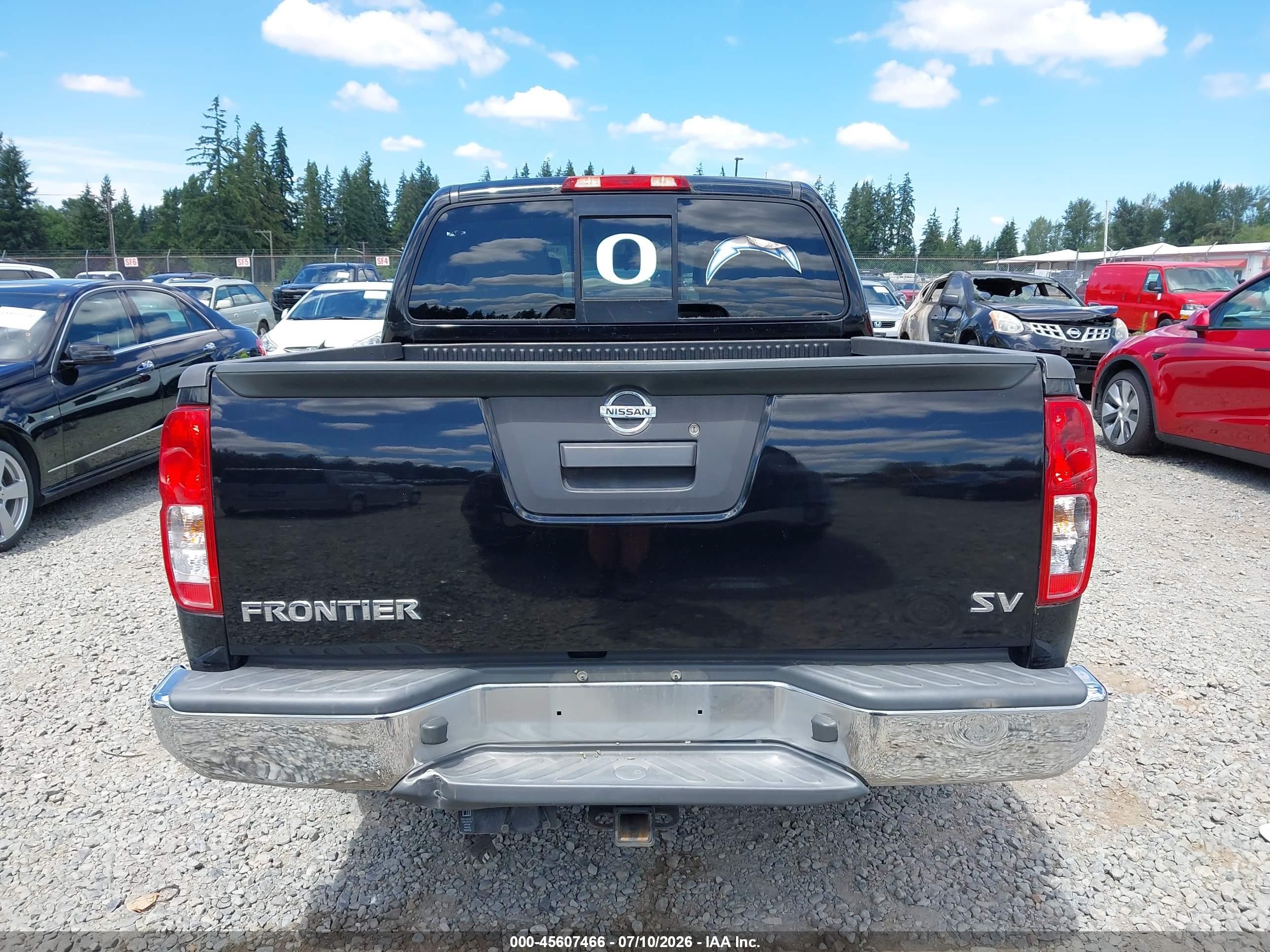 2014 Nissan Frontier Sv Black vin: 1N6AD0ER0EN734161