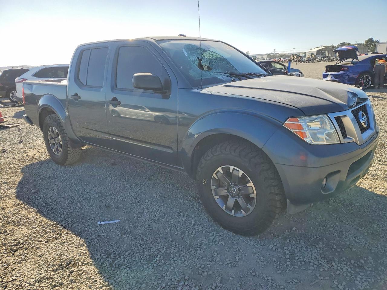 2014 Nissan Frontier S Blue vin: 1N6AD0ER0EN766009