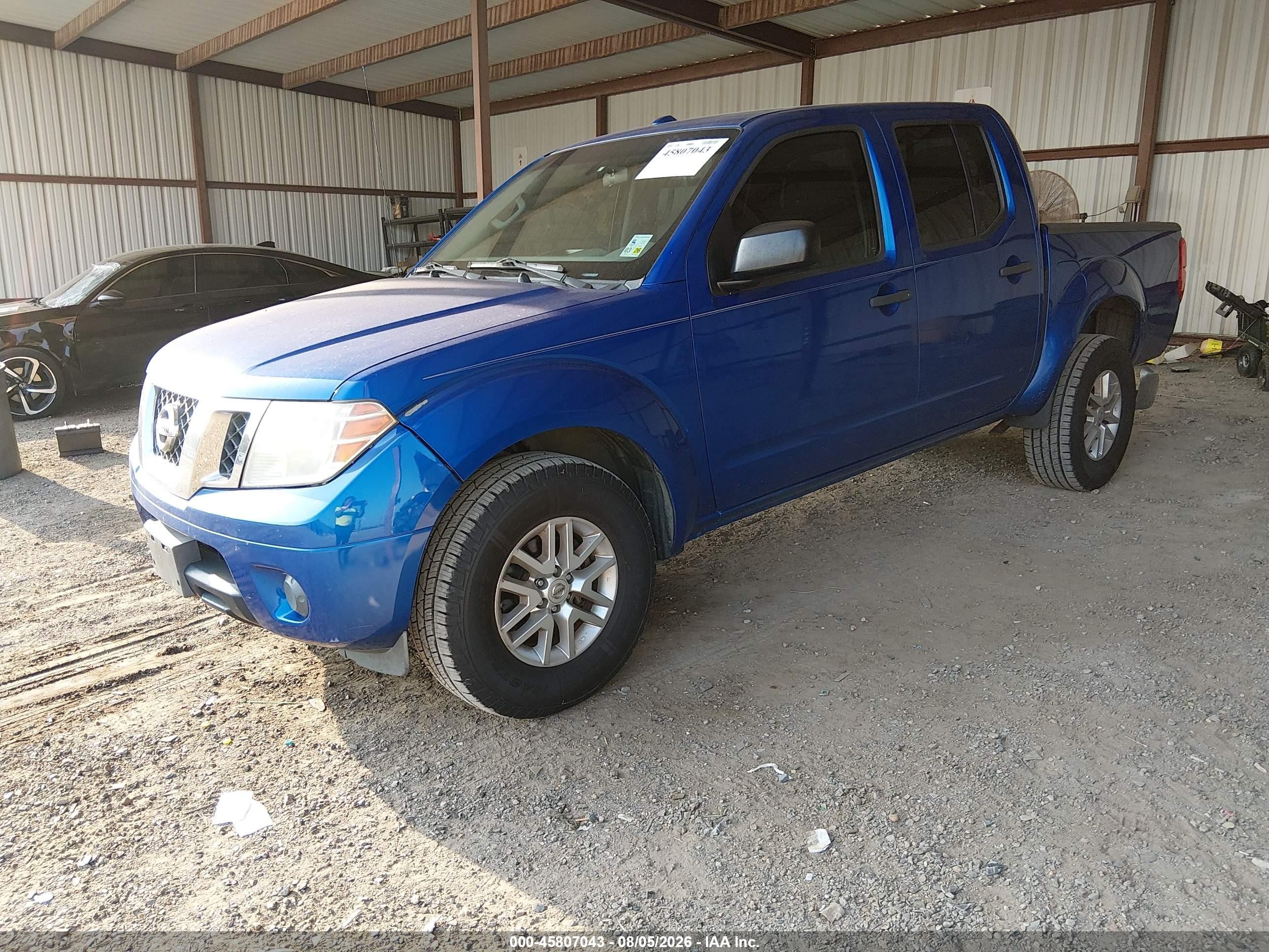 2015 Nissan Frontier Sv Blue vin: 1N6AD0ER0FN721900
