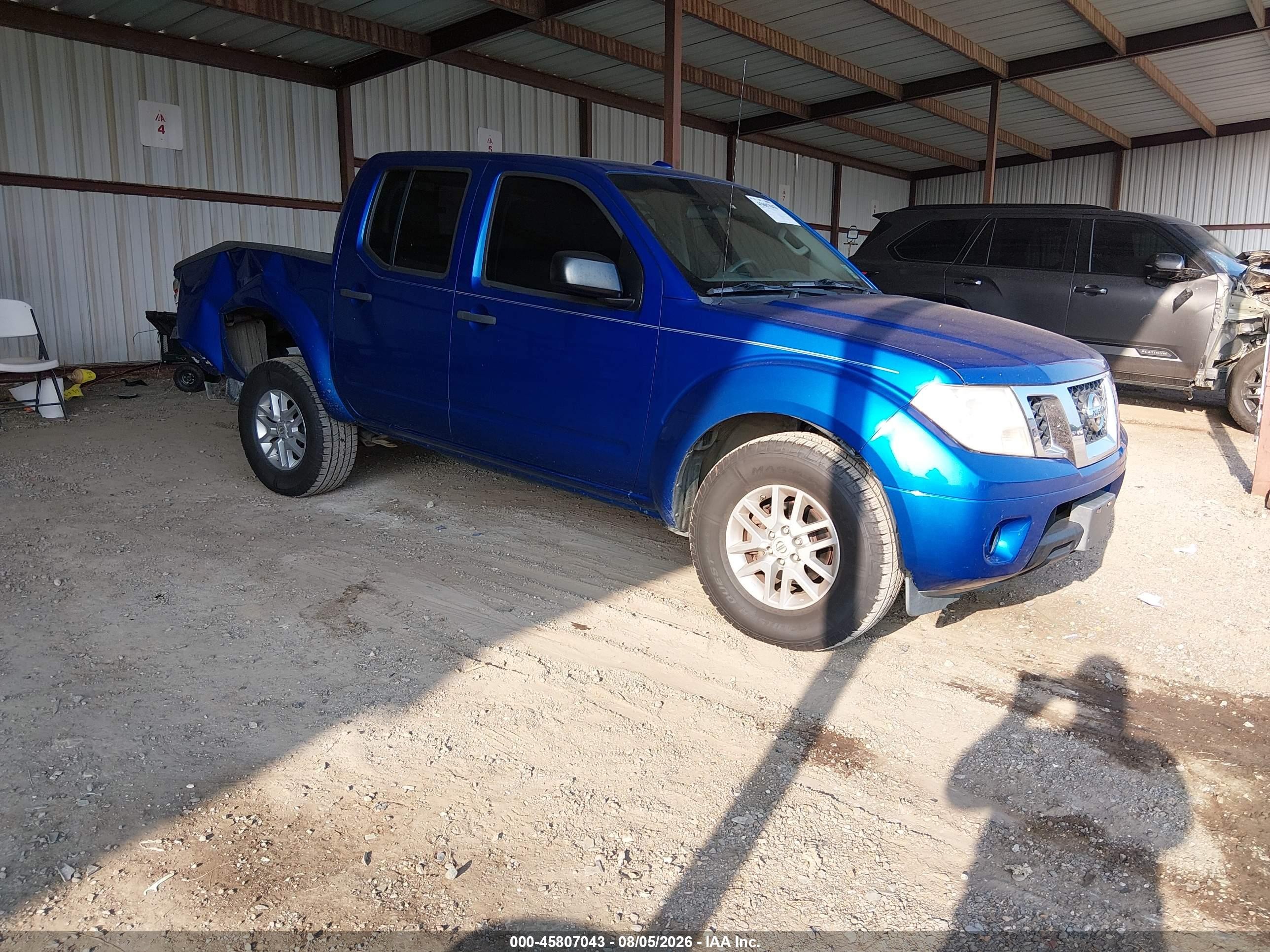 2015 Nissan Frontier Sv Blue vin: 1N6AD0ER0FN721900