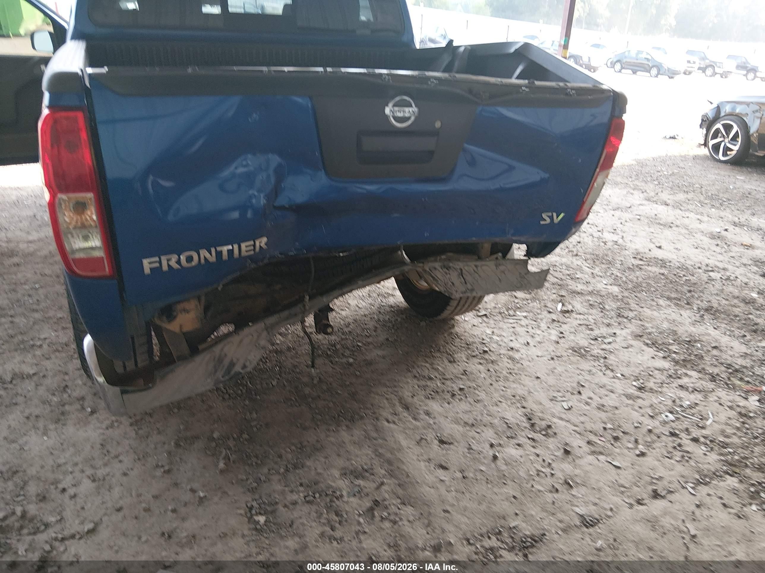 2015 Nissan Frontier Sv Blue vin: 1N6AD0ER0FN721900