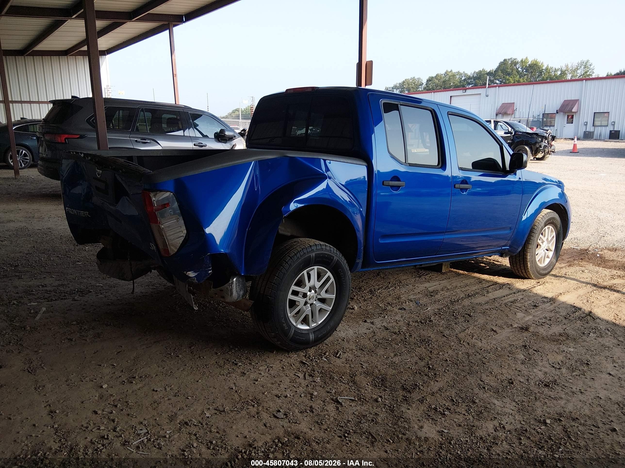 2015 Nissan Frontier Sv Blue vin: 1N6AD0ER0FN721900