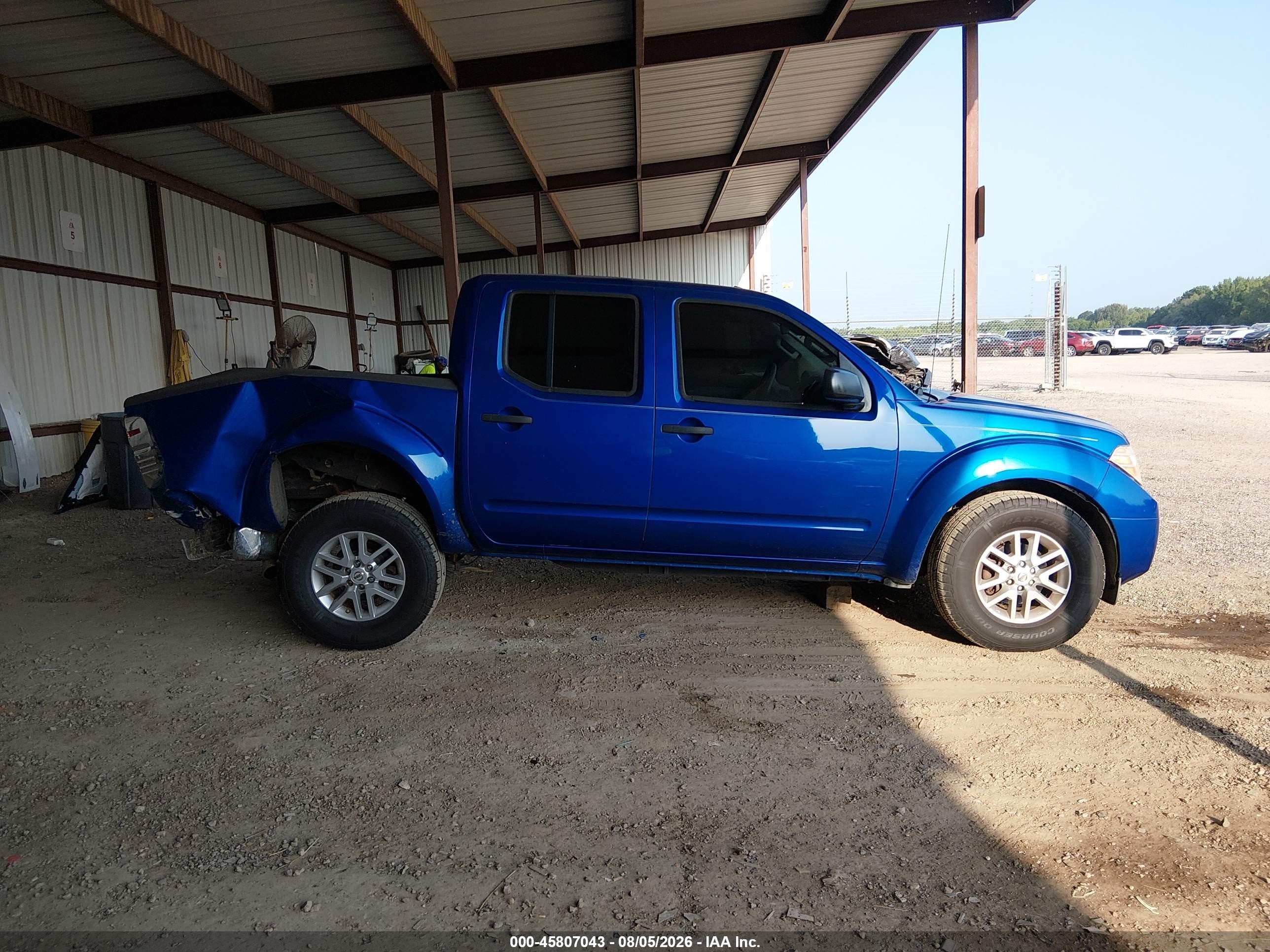 2015 Nissan Frontier Sv Blue vin: 1N6AD0ER0FN721900