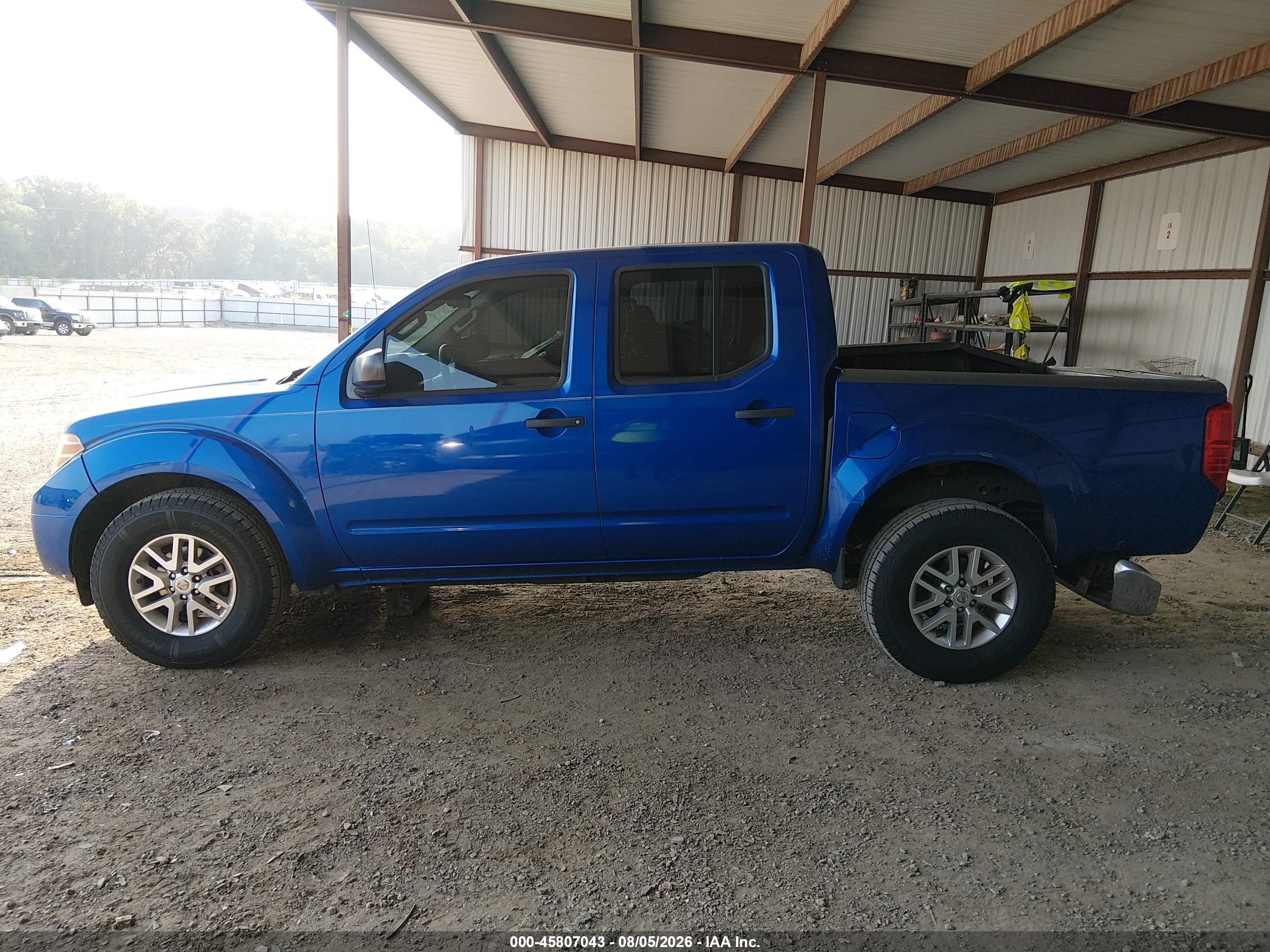 2015 Nissan Frontier Sv Blue vin: 1N6AD0ER0FN721900
