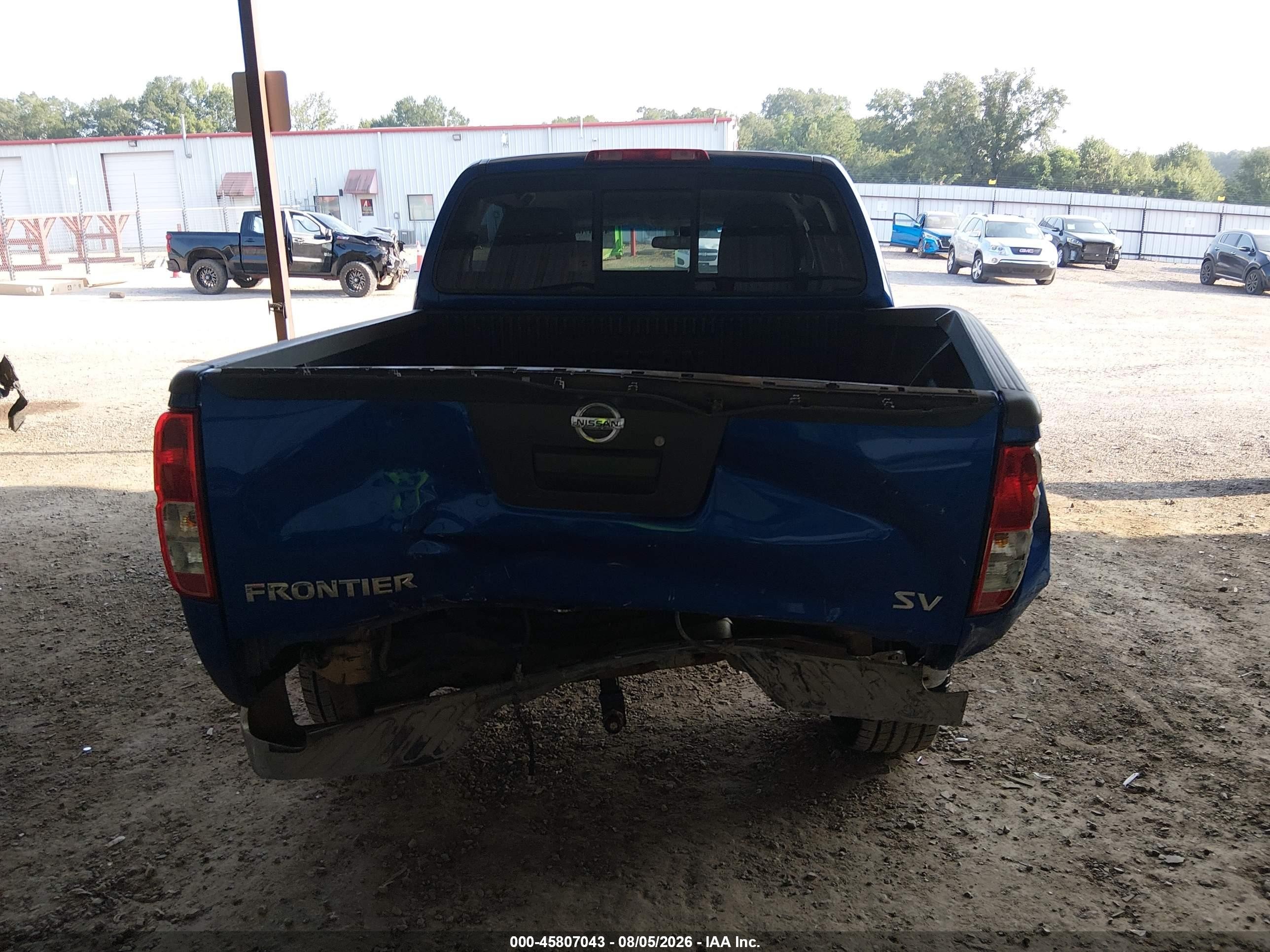 2015 Nissan Frontier Sv Blue vin: 1N6AD0ER0FN721900