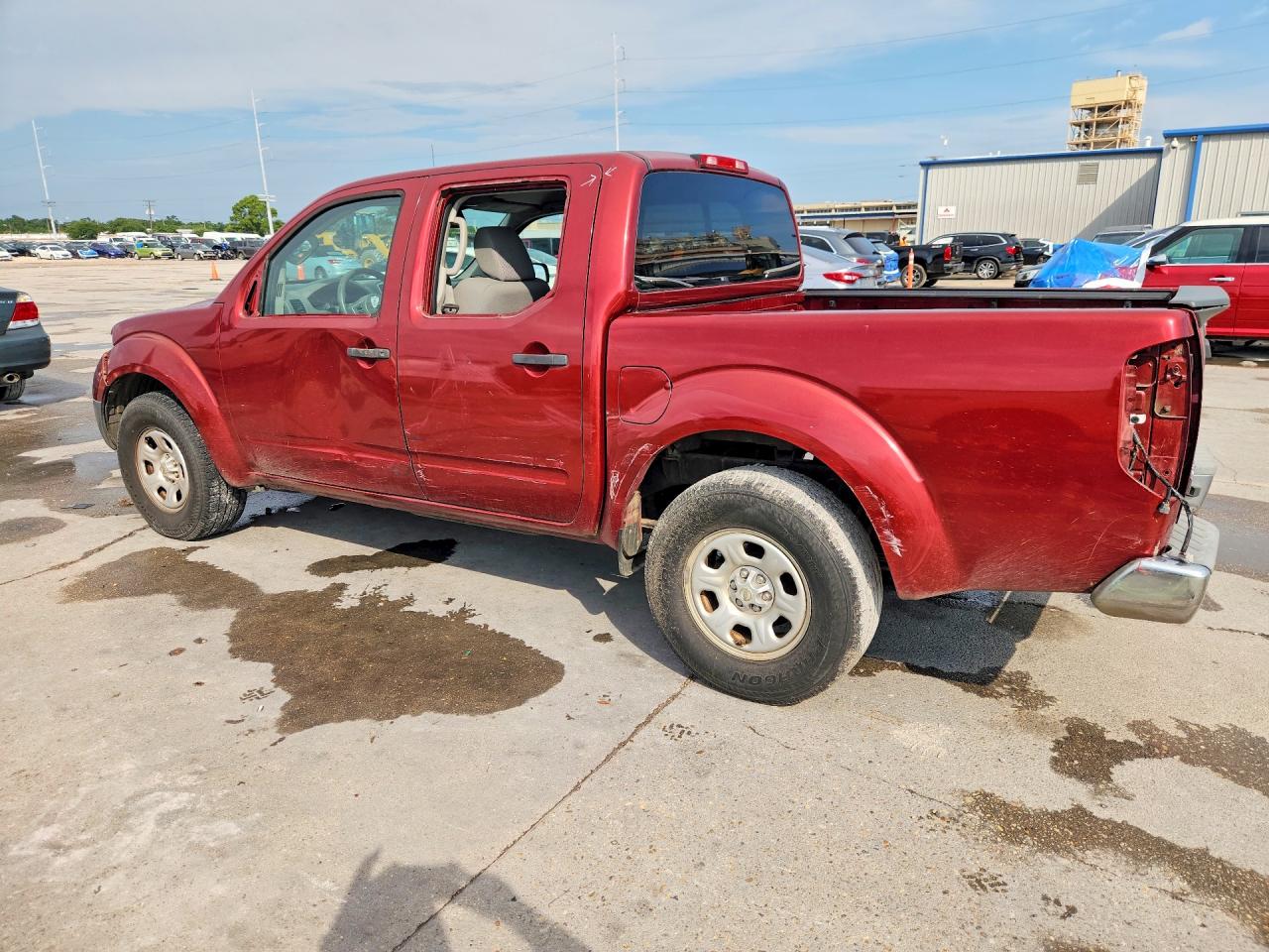 2015 Nissan Frontier S Red vin: 1N6AD0ER0FN734081