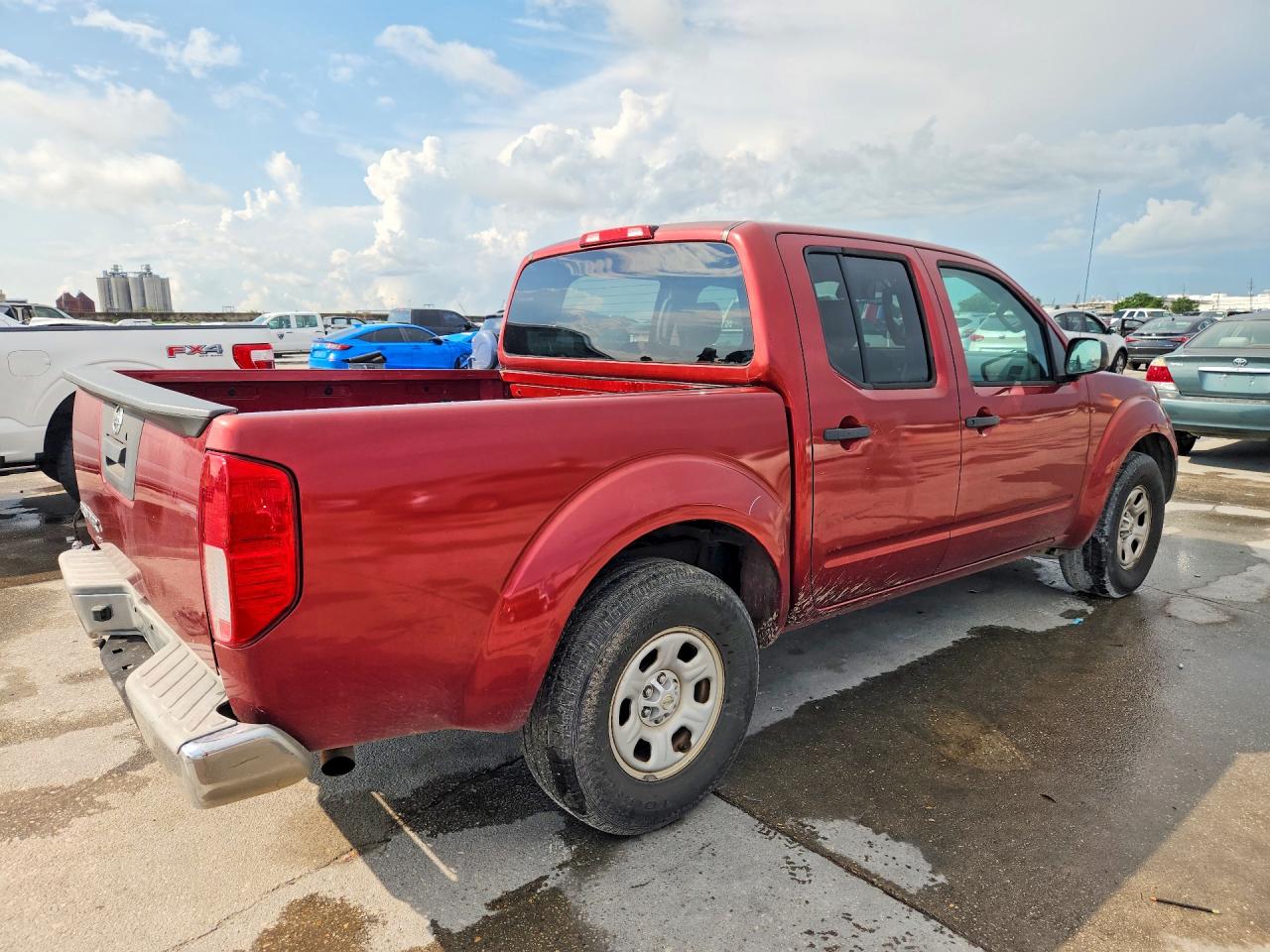 2015 Nissan Frontier S Red vin: 1N6AD0ER0FN734081