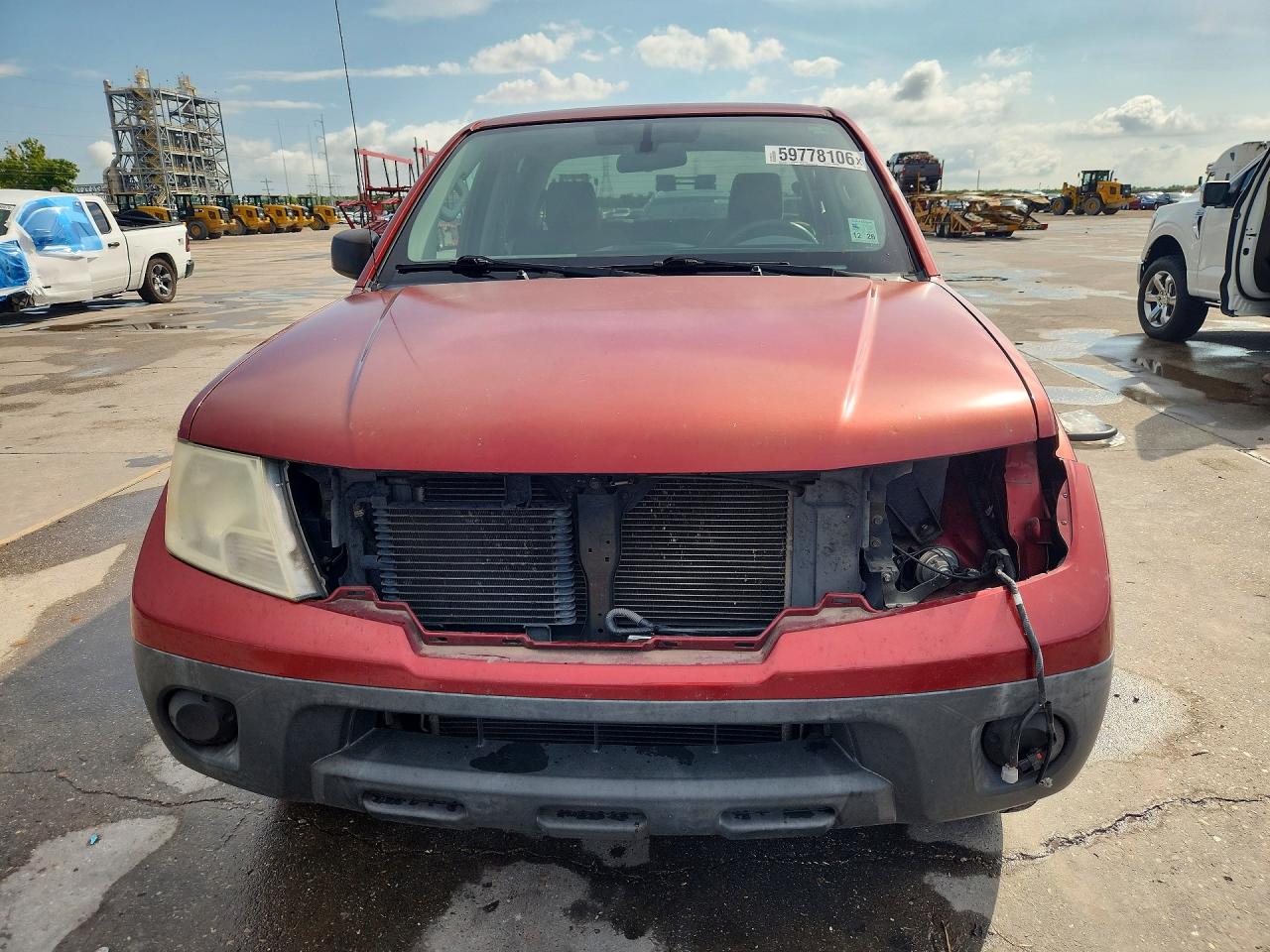 2015 Nissan Frontier S Red vin: 1N6AD0ER0FN734081
