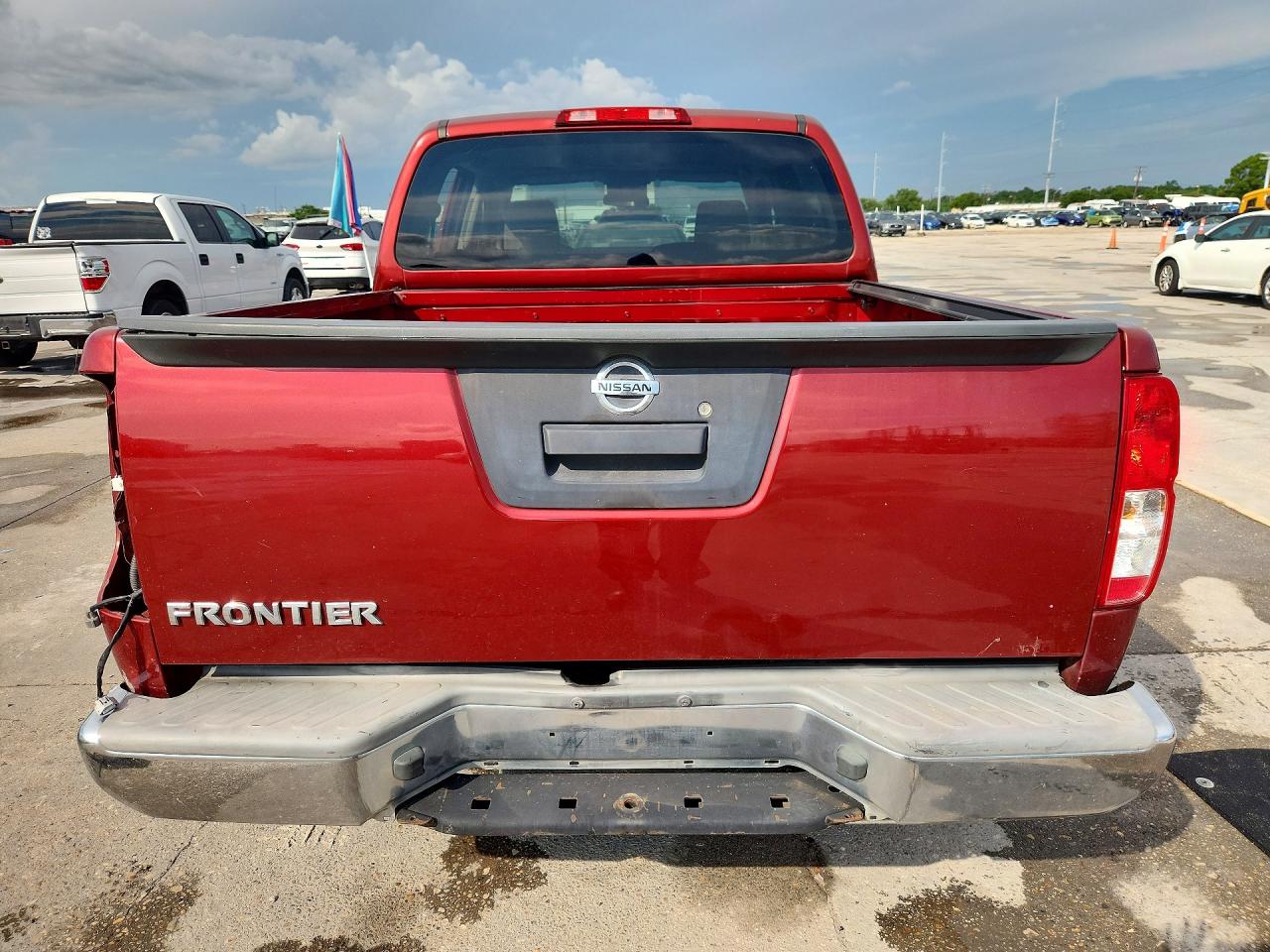 2015 Nissan Frontier S Red vin: 1N6AD0ER0FN734081