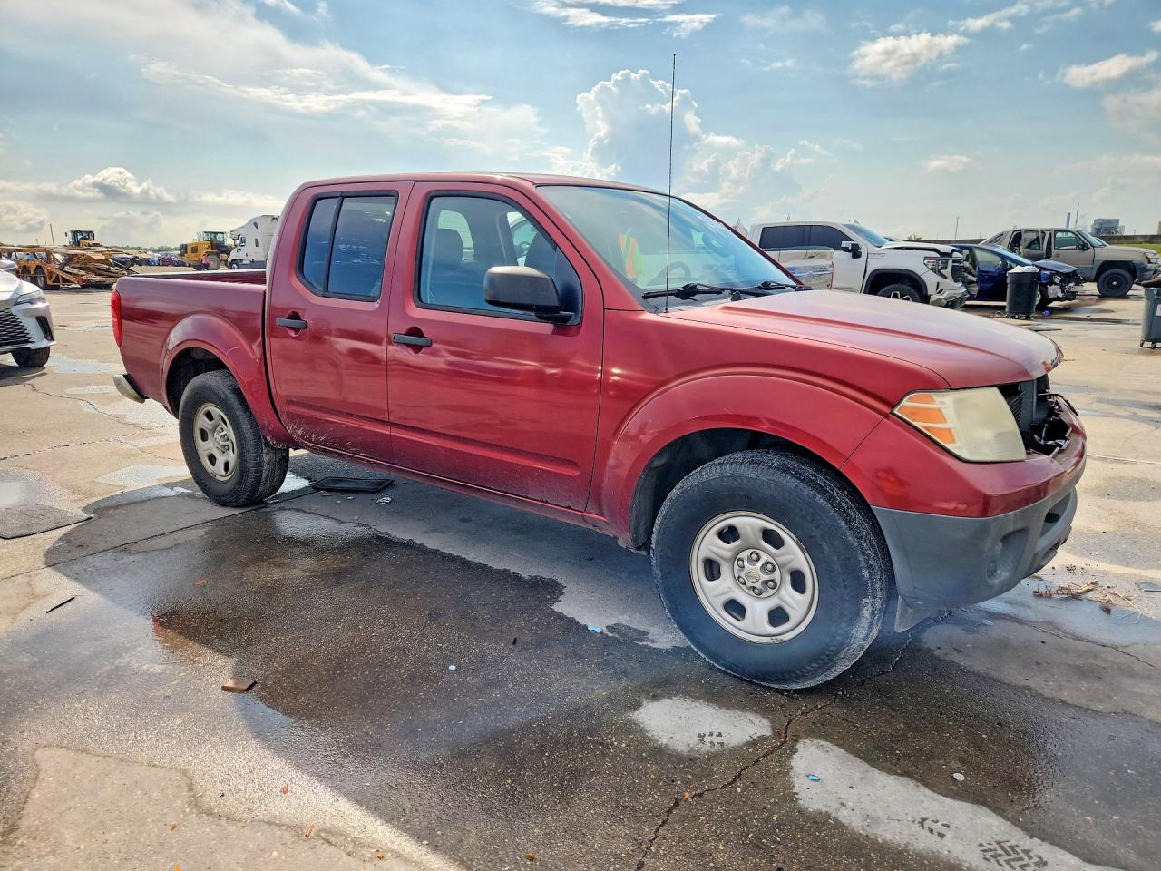 2015 Nissan Frontier S Red vin: 1N6AD0ER0FN734081