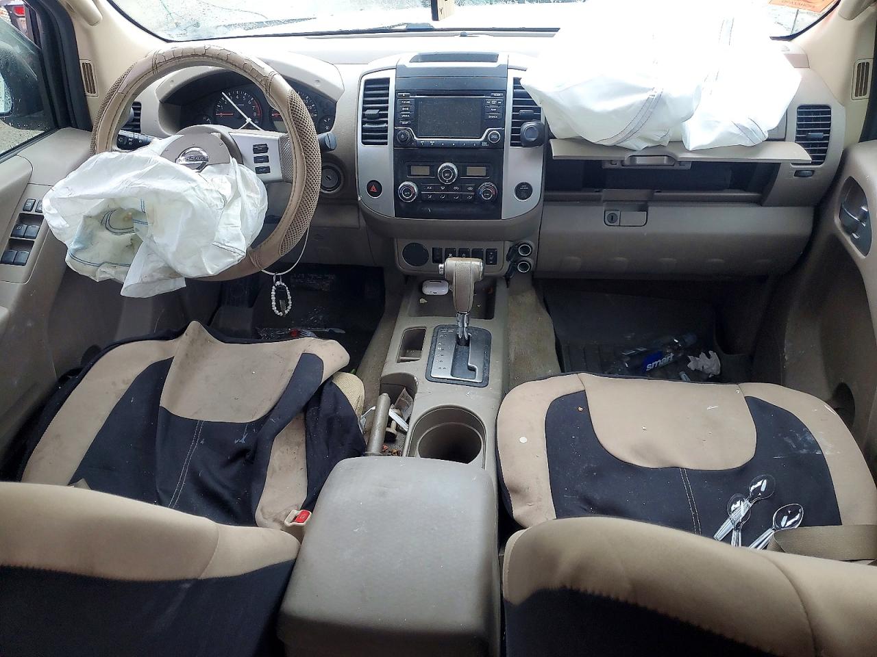 2015 Nissan Frontier S White vin: 1N6AD0ER0FN756274