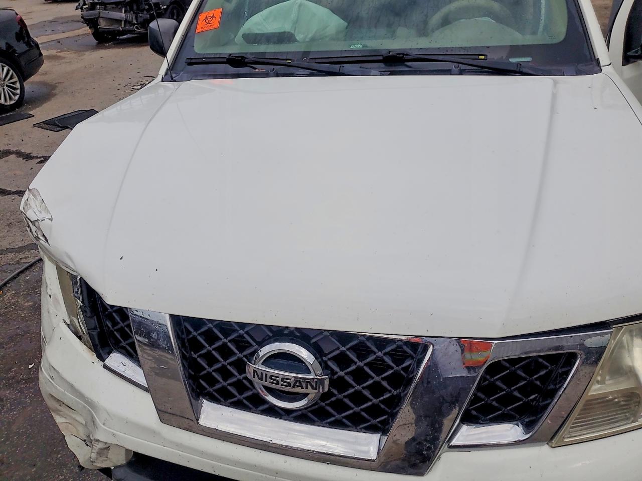 2015 Nissan Frontier S White vin: 1N6AD0ER0FN756274