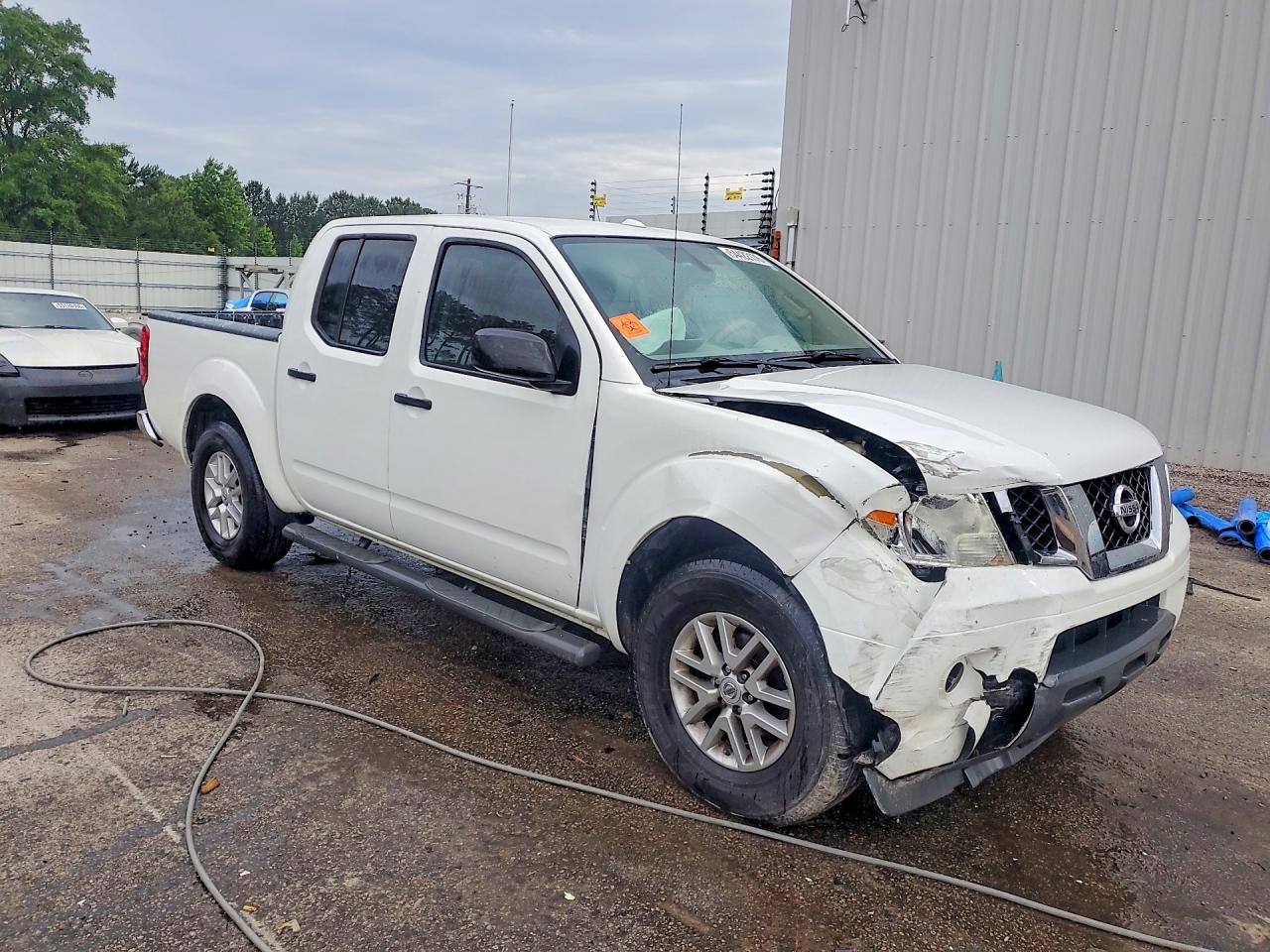 2015 Nissan Frontier S White vin: 1N6AD0ER0FN756274