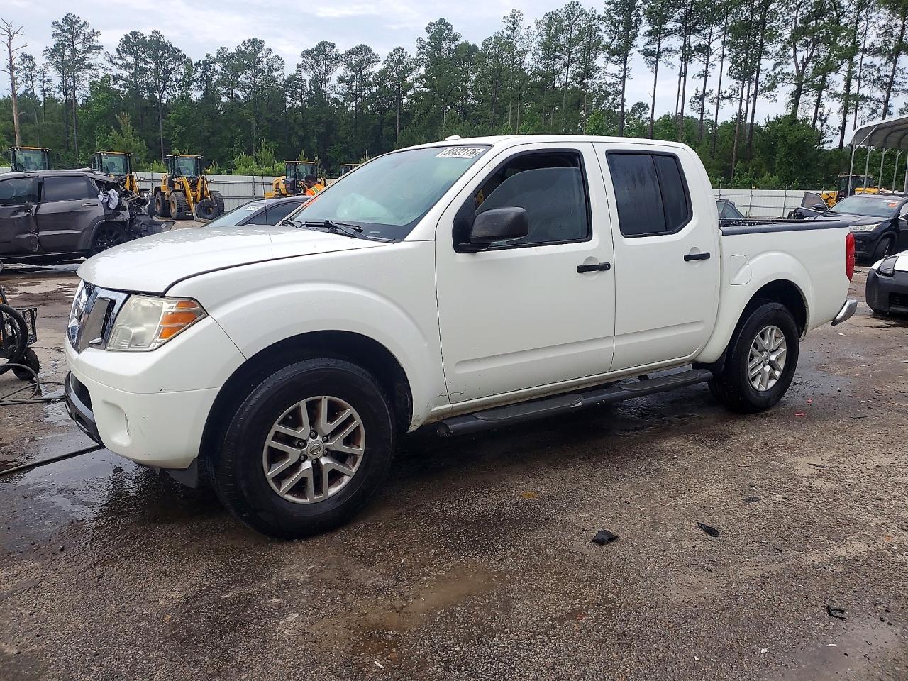 2015 Nissan Frontier S White vin: 1N6AD0ER0FN756274