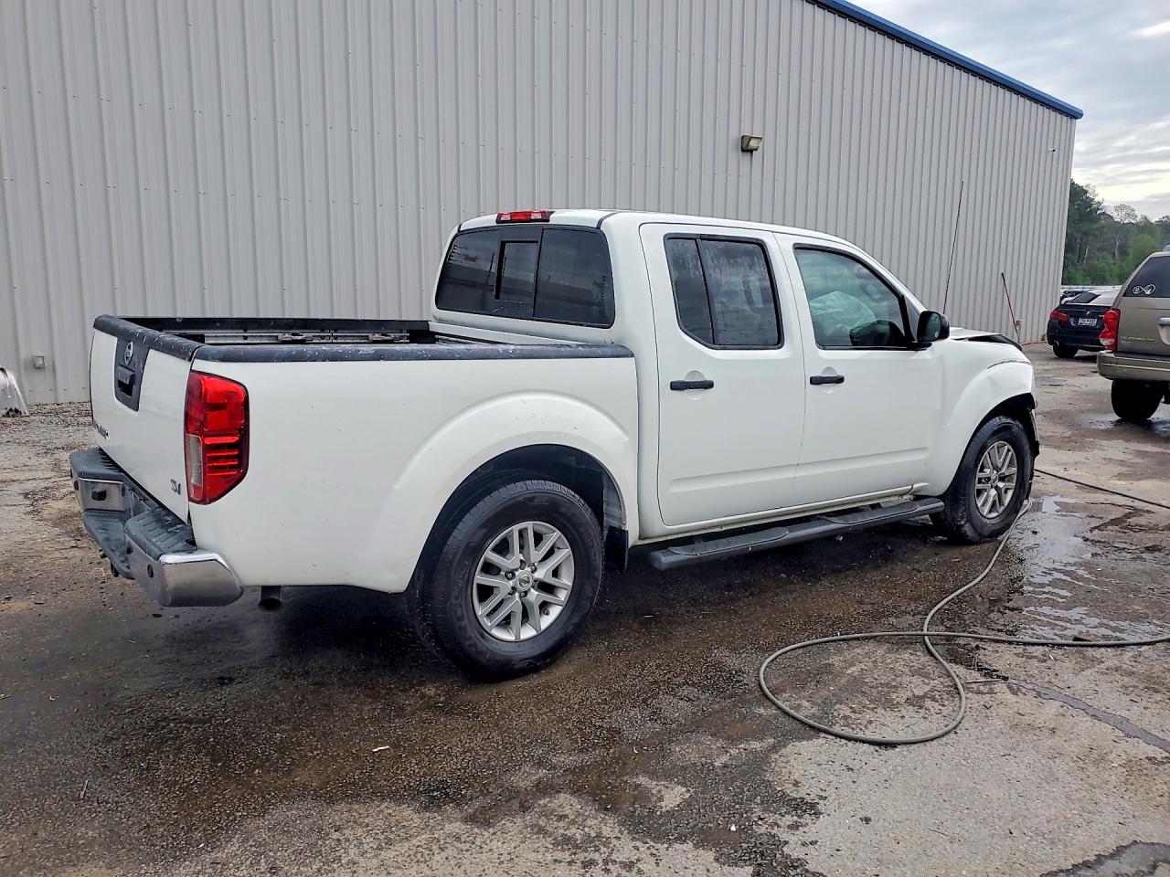 2015 Nissan Frontier S White vin: 1N6AD0ER0FN756274