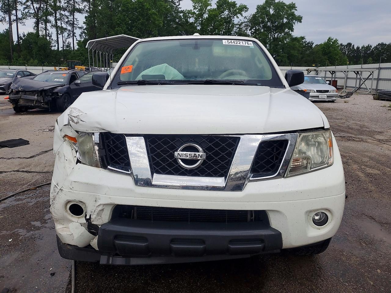 2015 Nissan Frontier S White vin: 1N6AD0ER0FN756274