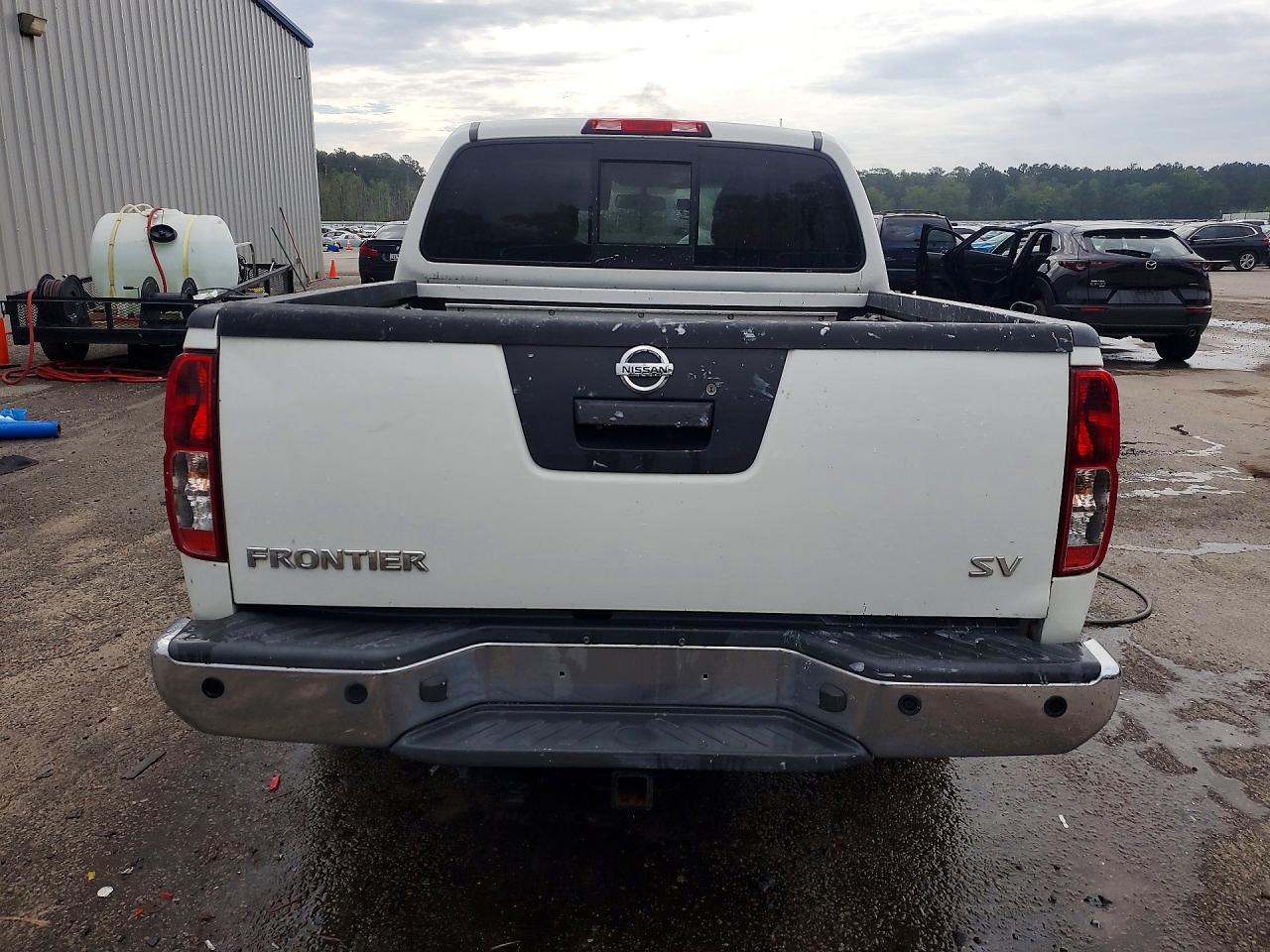 2015 Nissan Frontier S White vin: 1N6AD0ER0FN756274