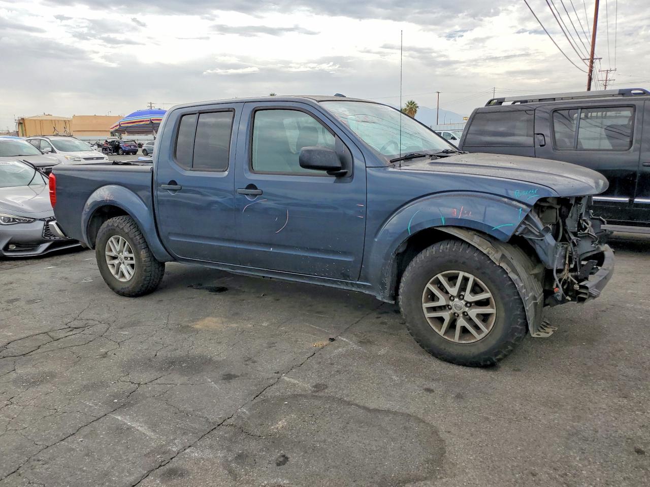 2015 Nissan Frontier S Blue vin: 1N6AD0ER0FN760969
