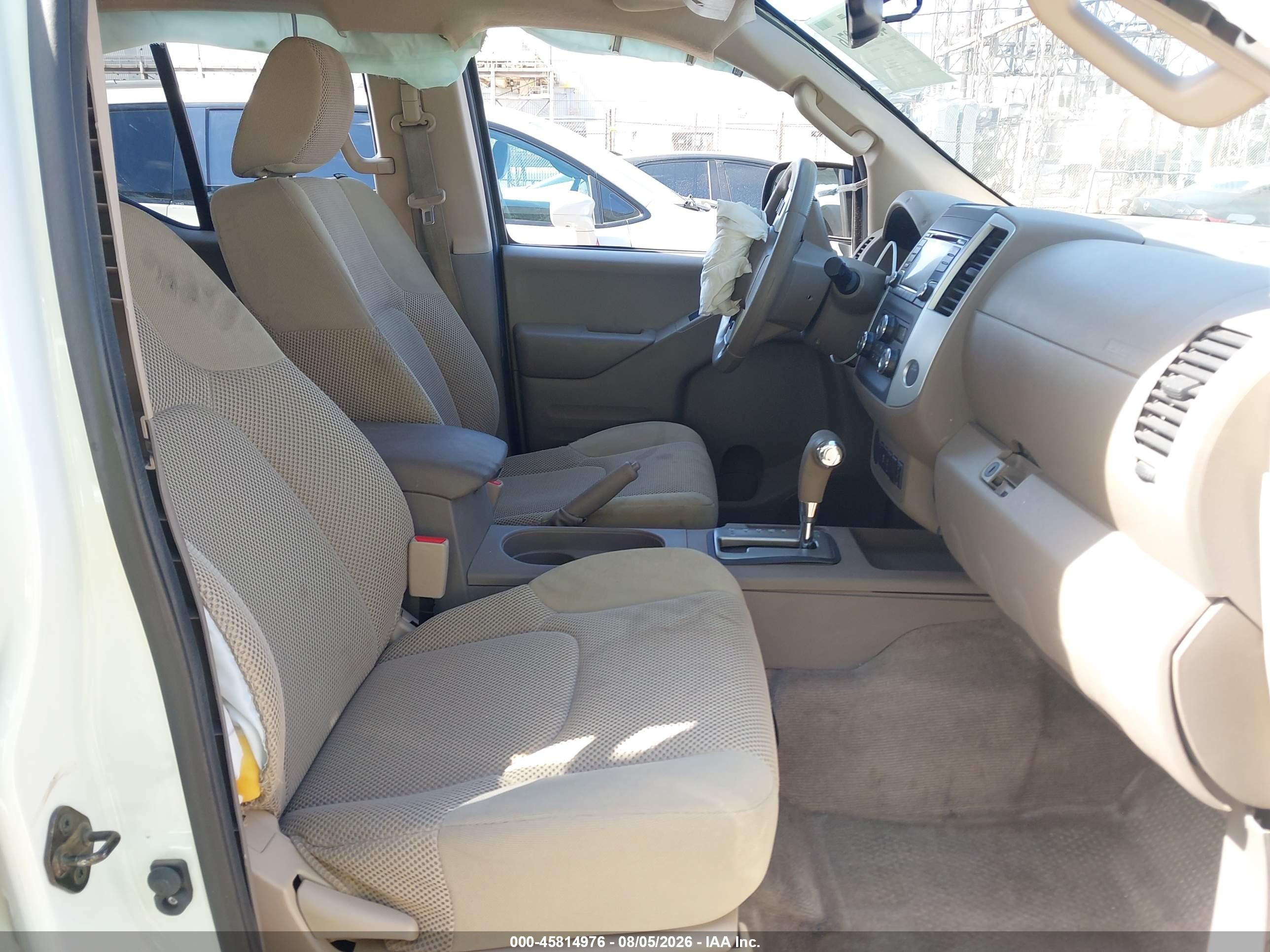 2015 Nissan Frontier Sv White vin: 1N6AD0ER0FN765332