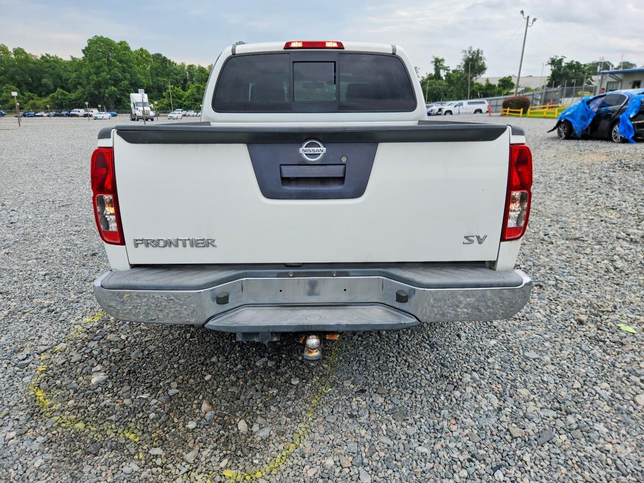 2019 Nissan Frontier Sv White vin: 1N6AD0ER0KN799006