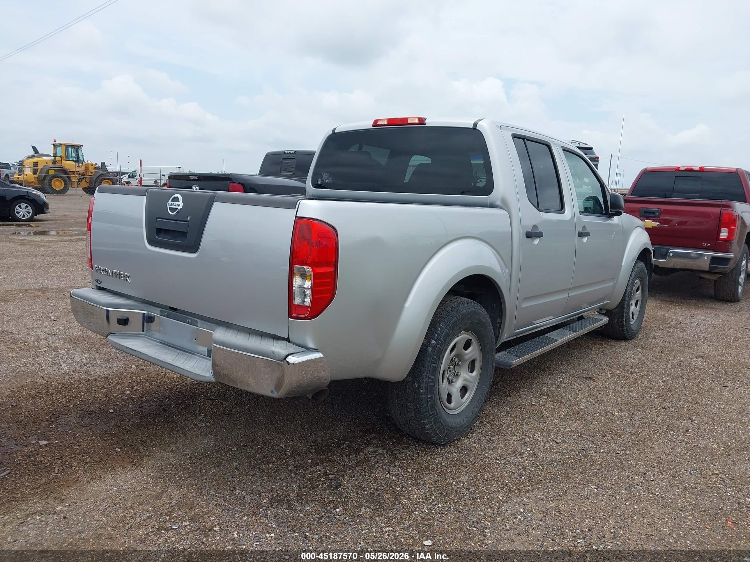 2011 Nissan Frontier S Silver vin: 1N6AD0ER1BC443045