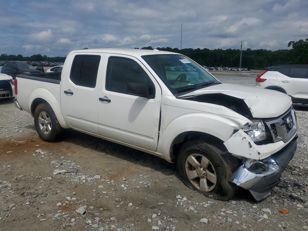 2011 Nissan Frontier S White vin: 1N6AD0ER1BC443580