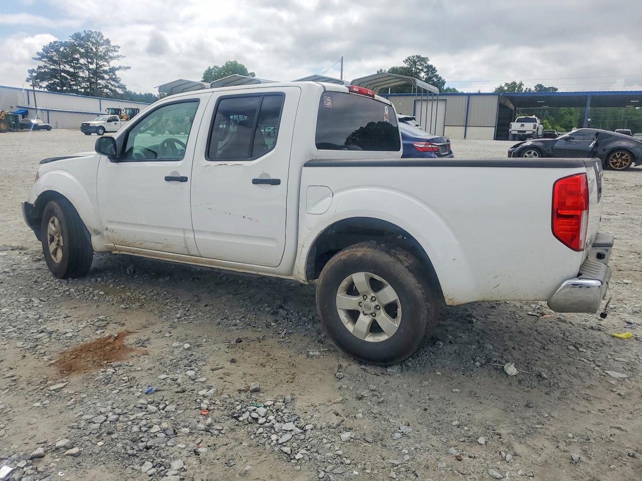 2011 Nissan Frontier S White vin: 1N6AD0ER1BC443580