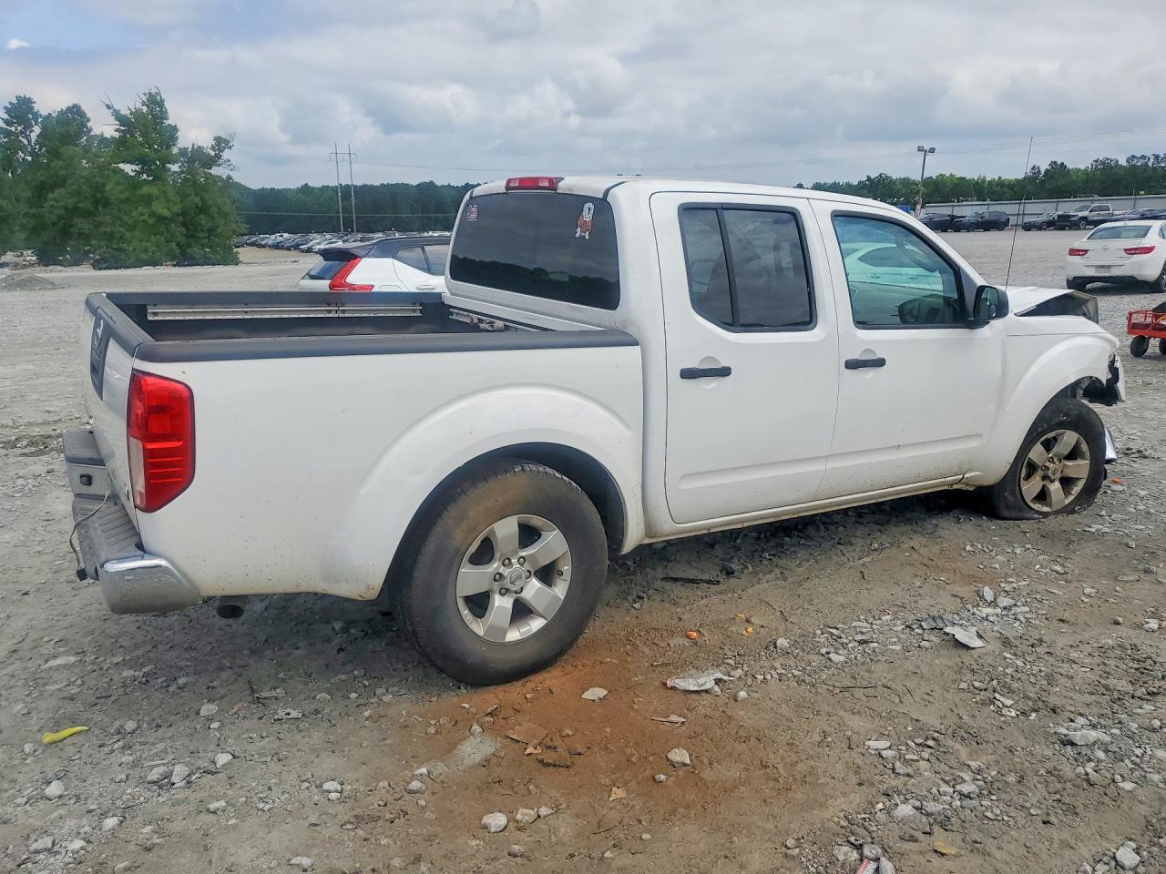 2011 Nissan Frontier S White vin: 1N6AD0ER1BC443580